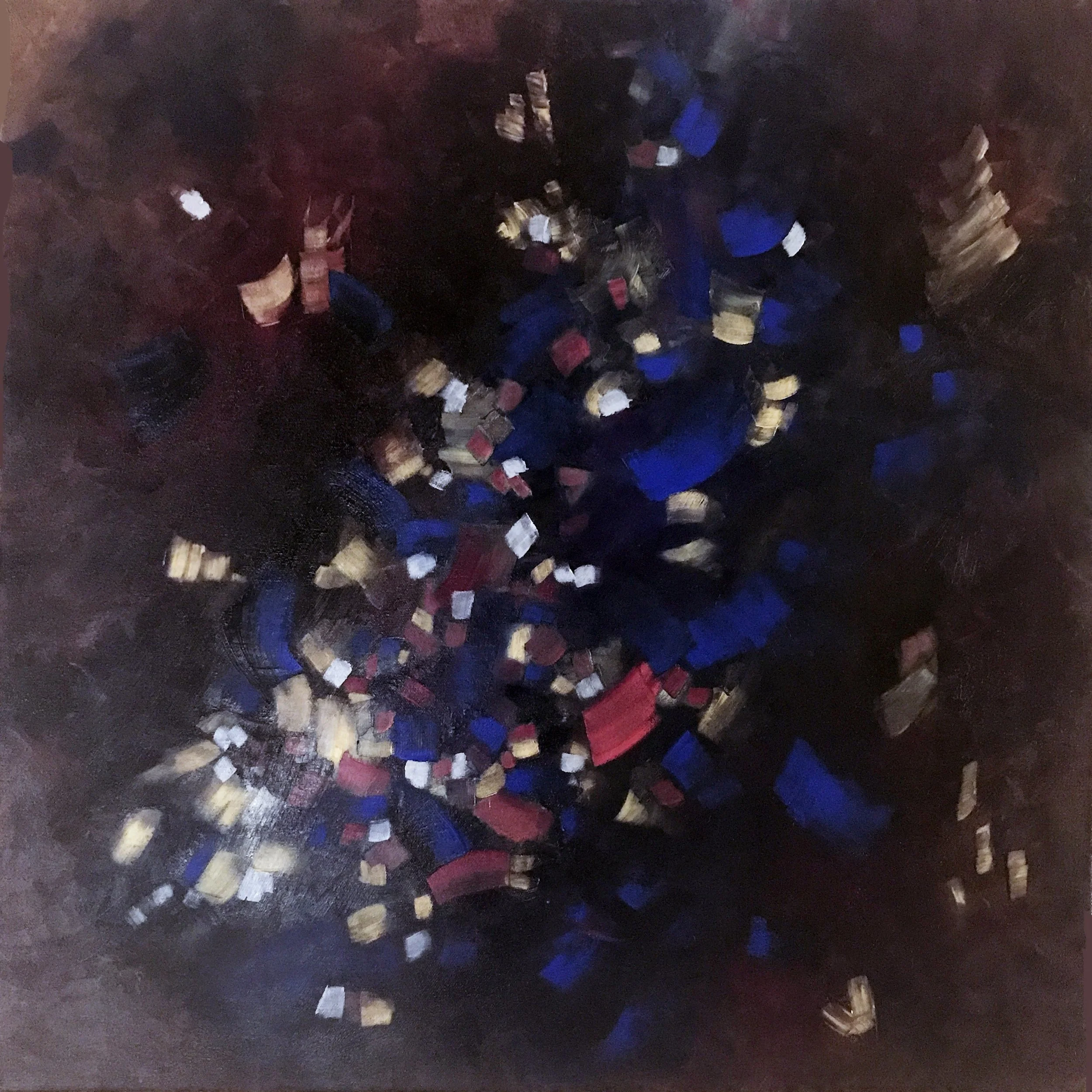 Sparkle  24" x 24"  Oil on Canvas