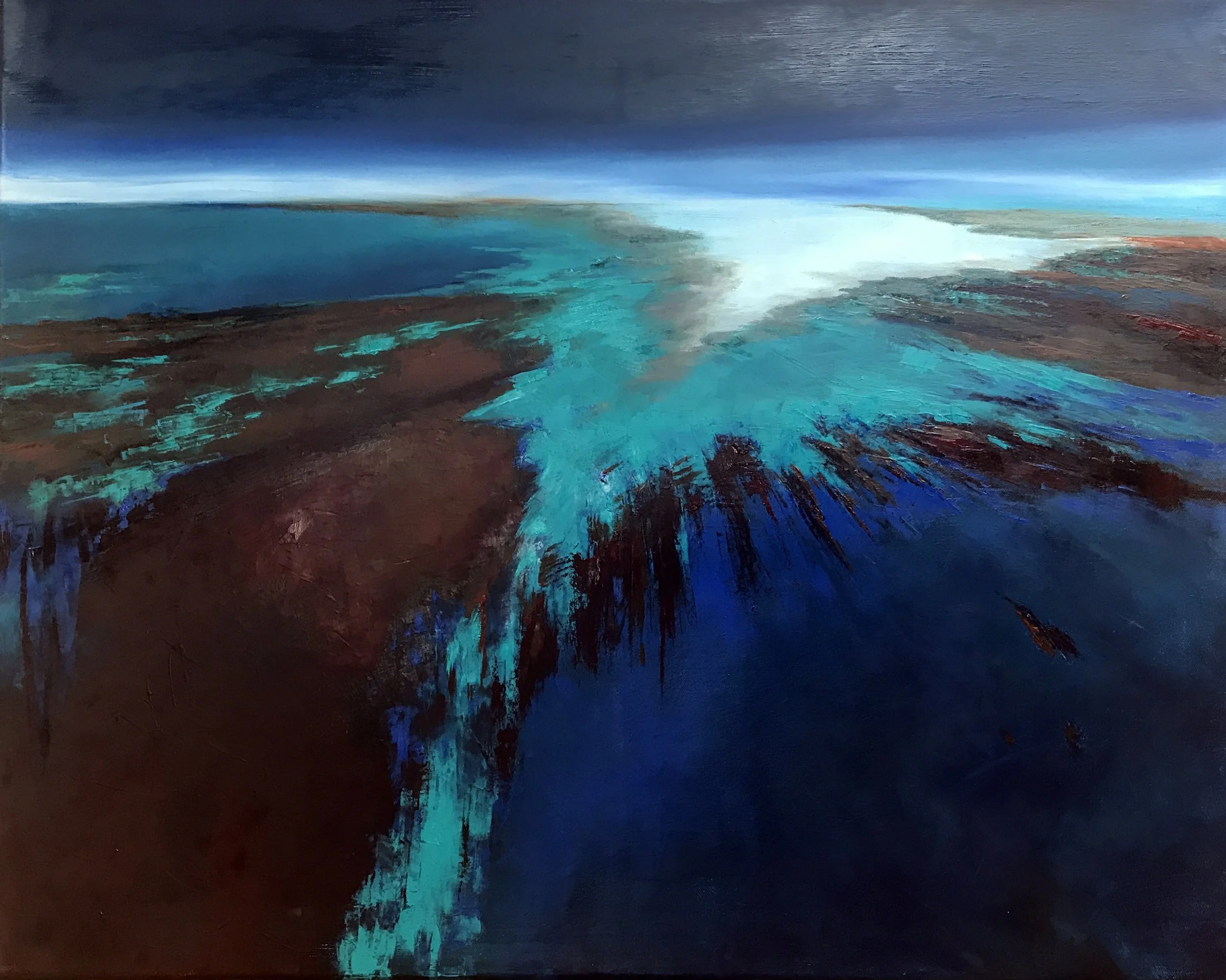 Watchful Calm  24" x 30"  Oil on Canvas