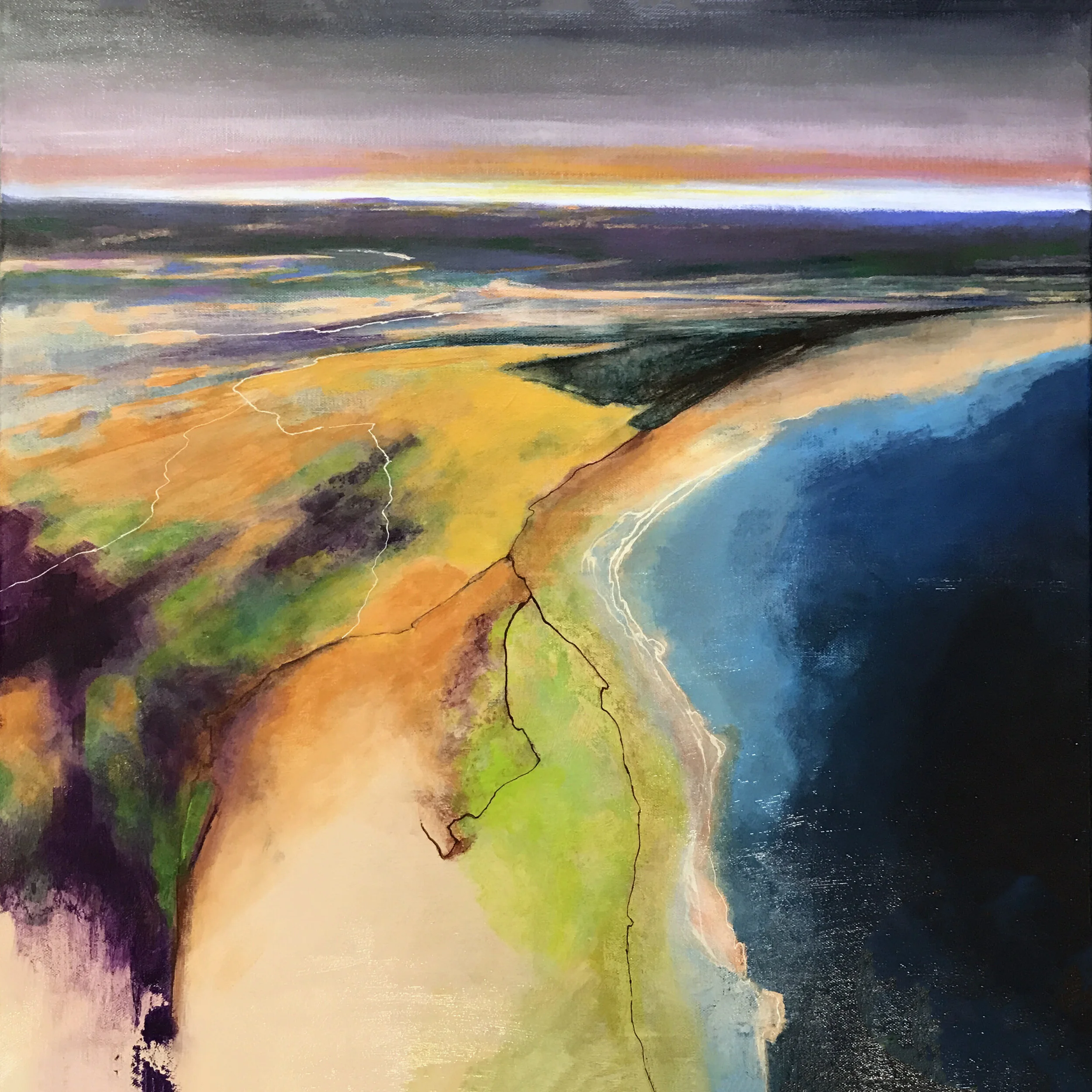 Tropical Destination
24" x 24" Acrylic on Canvas