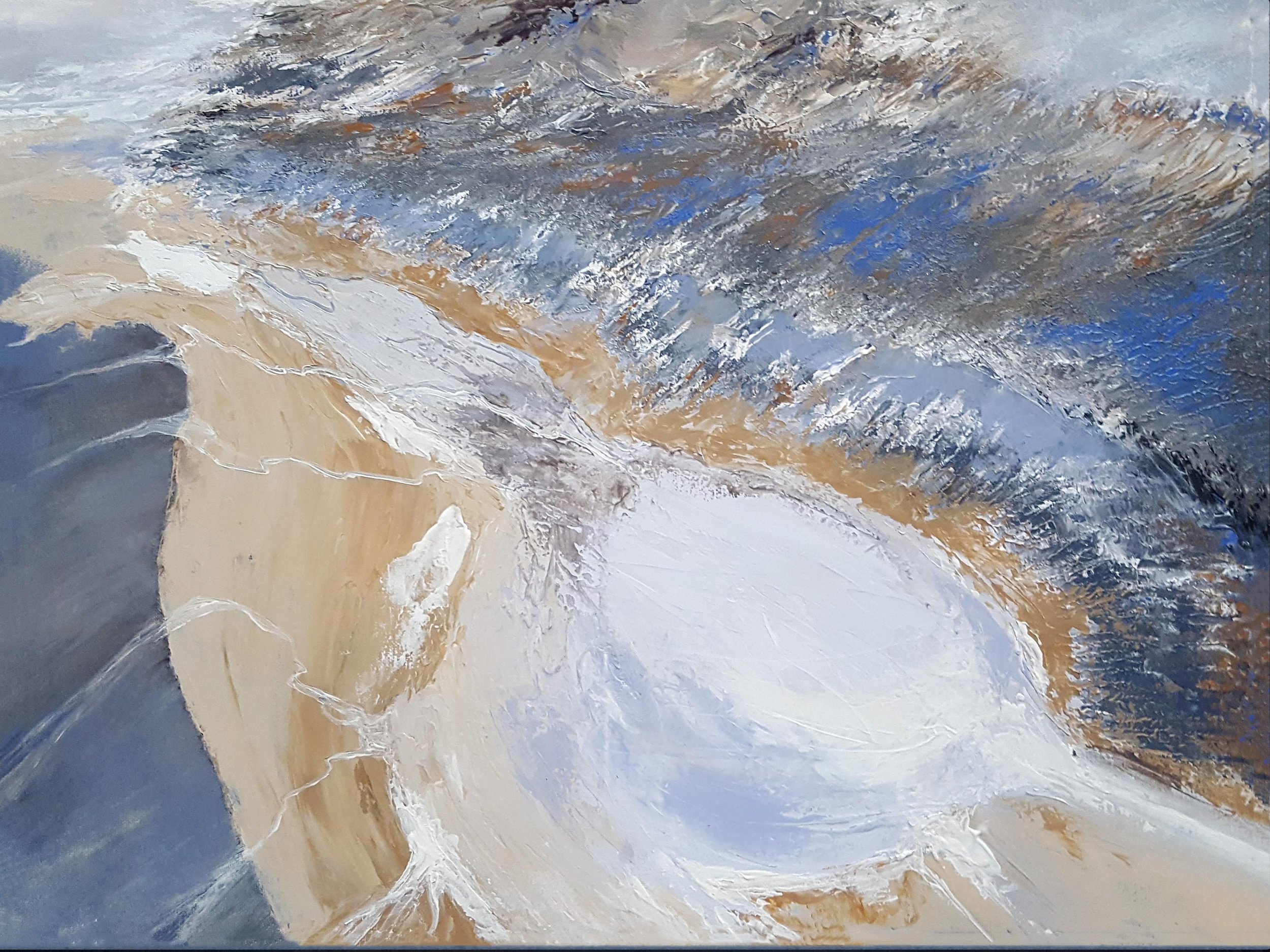 View from Zabriskie Point 18" x 24" Acrylic on Canvas