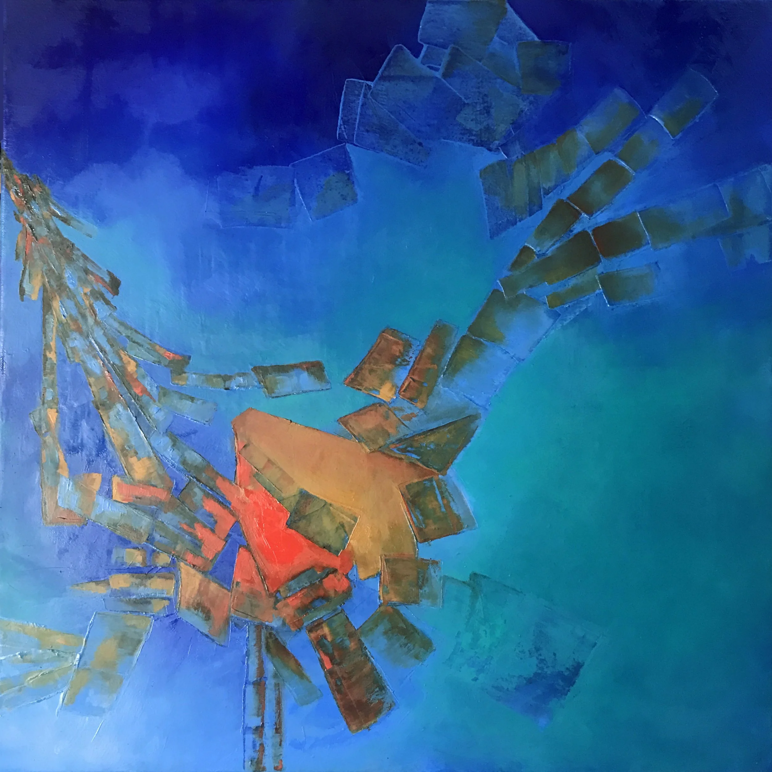 Gyre (4)  24" x 24"  Oil on Canvas