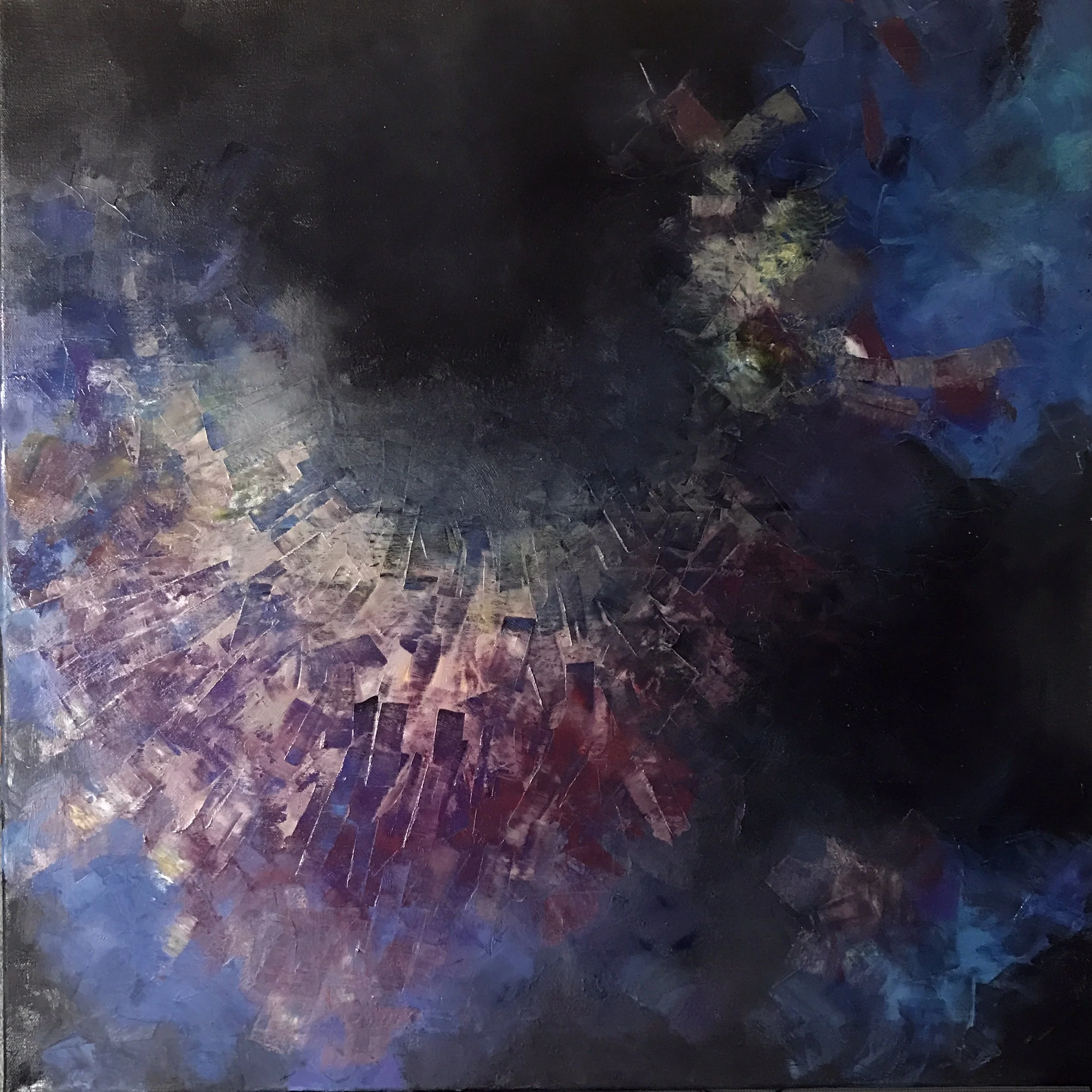 Quasar  24"  24"  Oil on Canvas SOLD