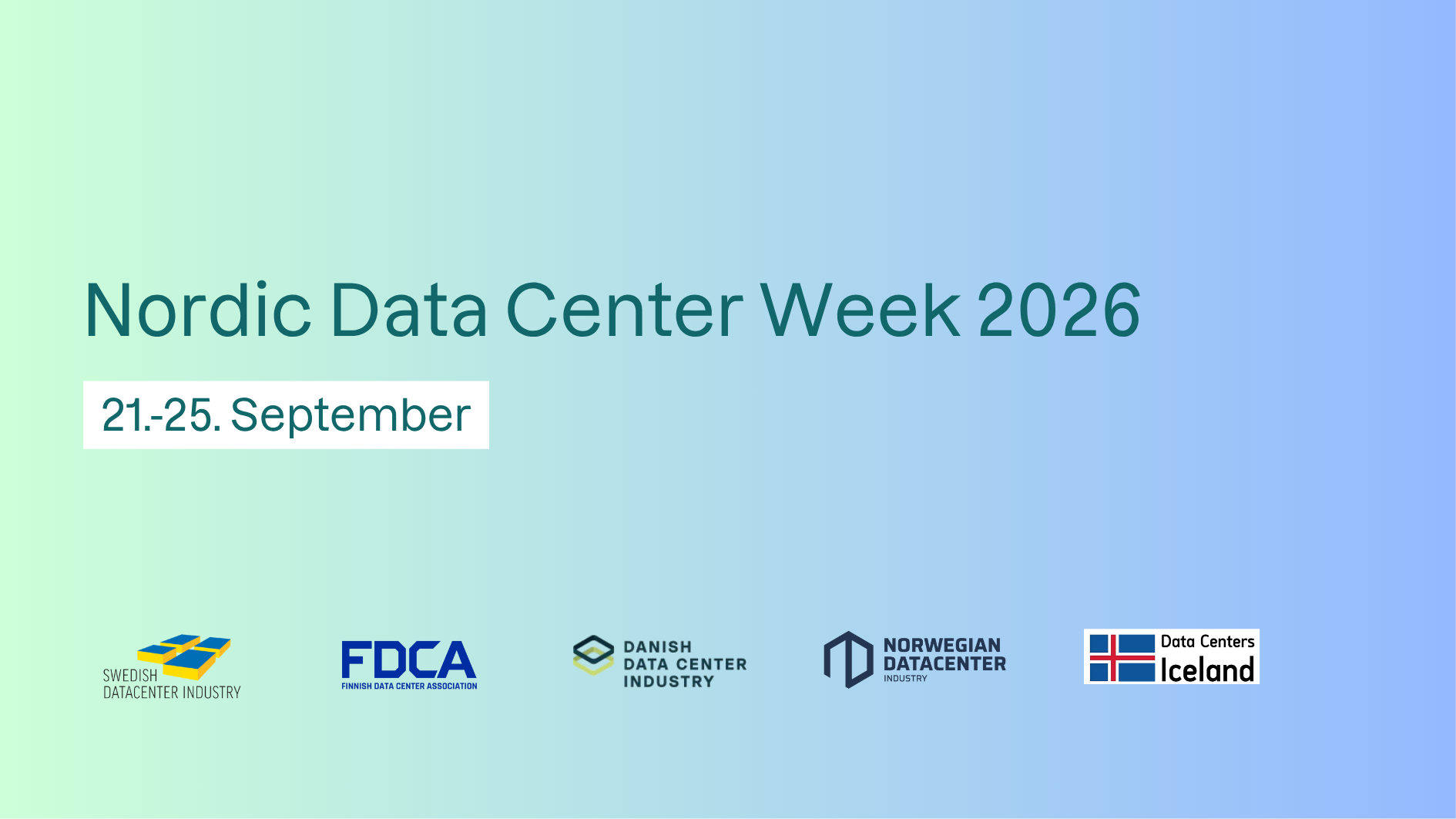 Nordic Data Center Week 2026