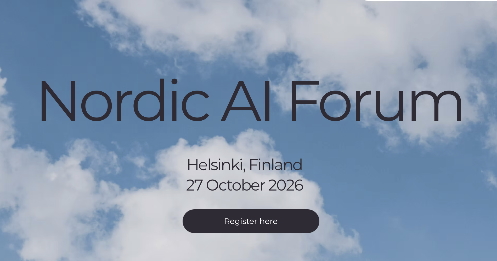 Nordic AI Forum
