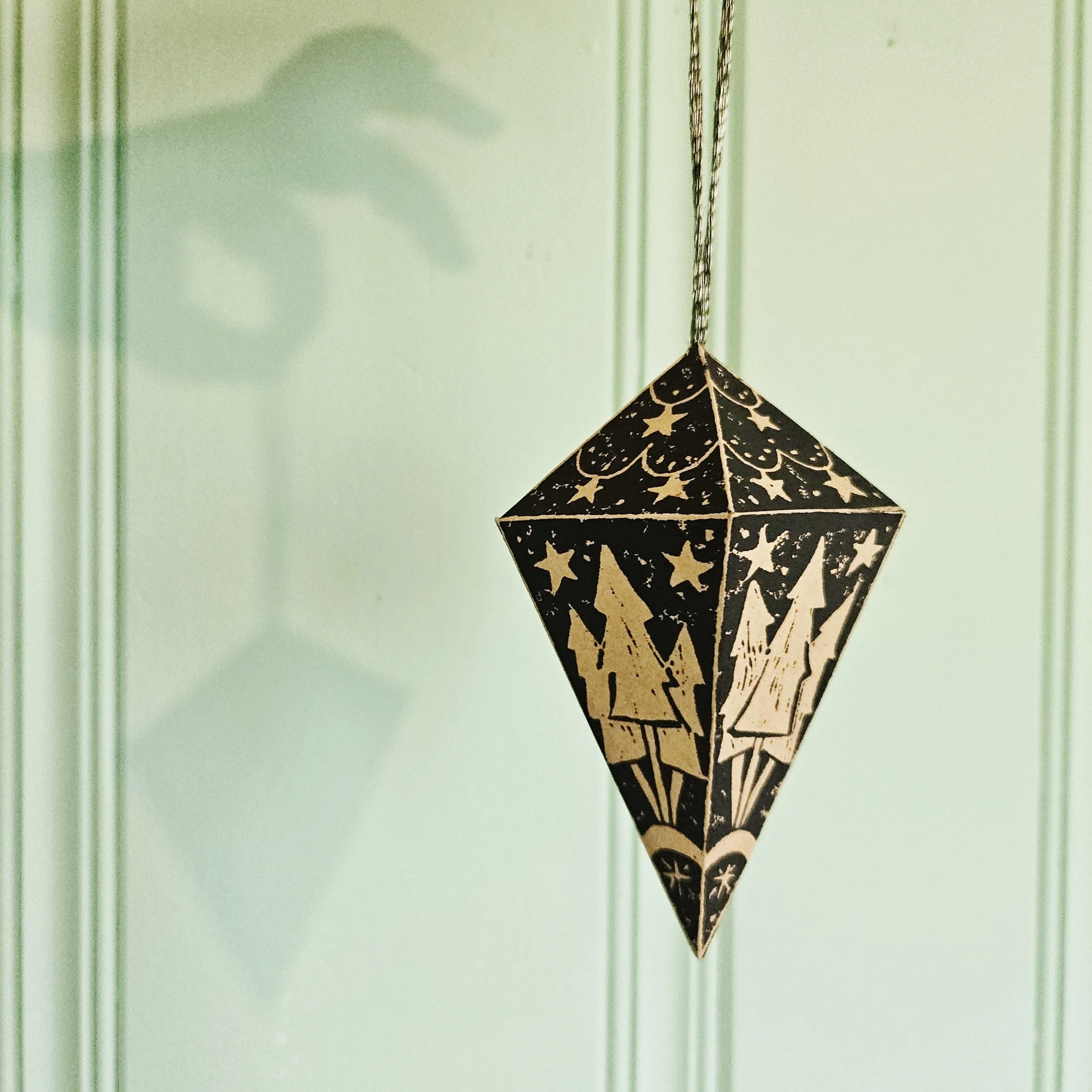 Linocut 3D Ornaments