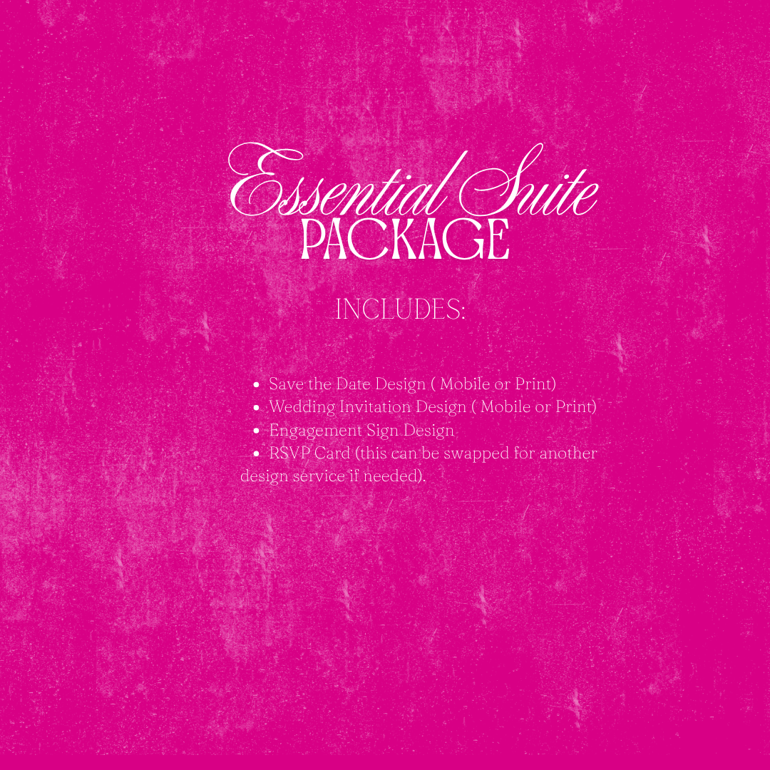 Custom Essentials Suite Wedding