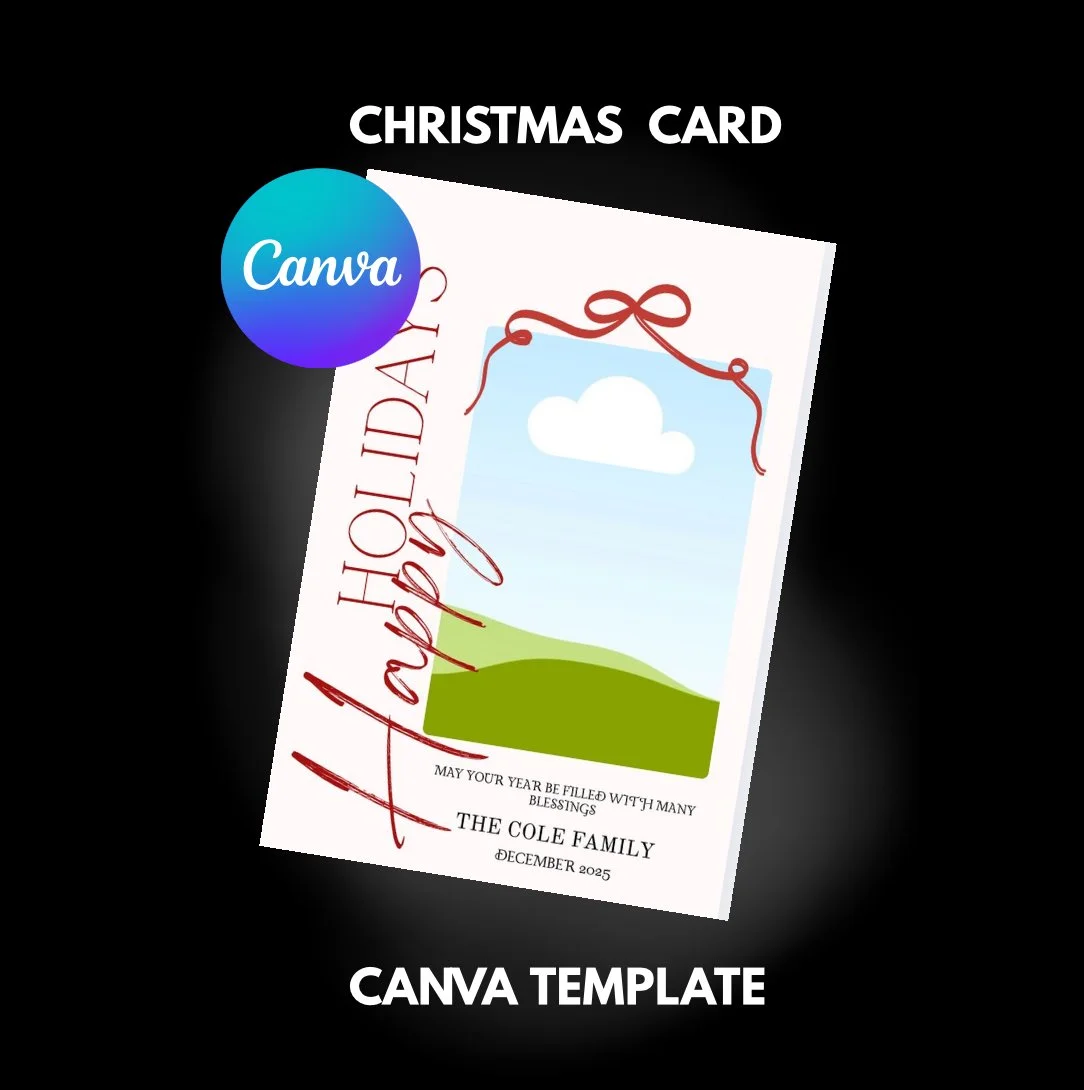 Christmas Card Canva Template