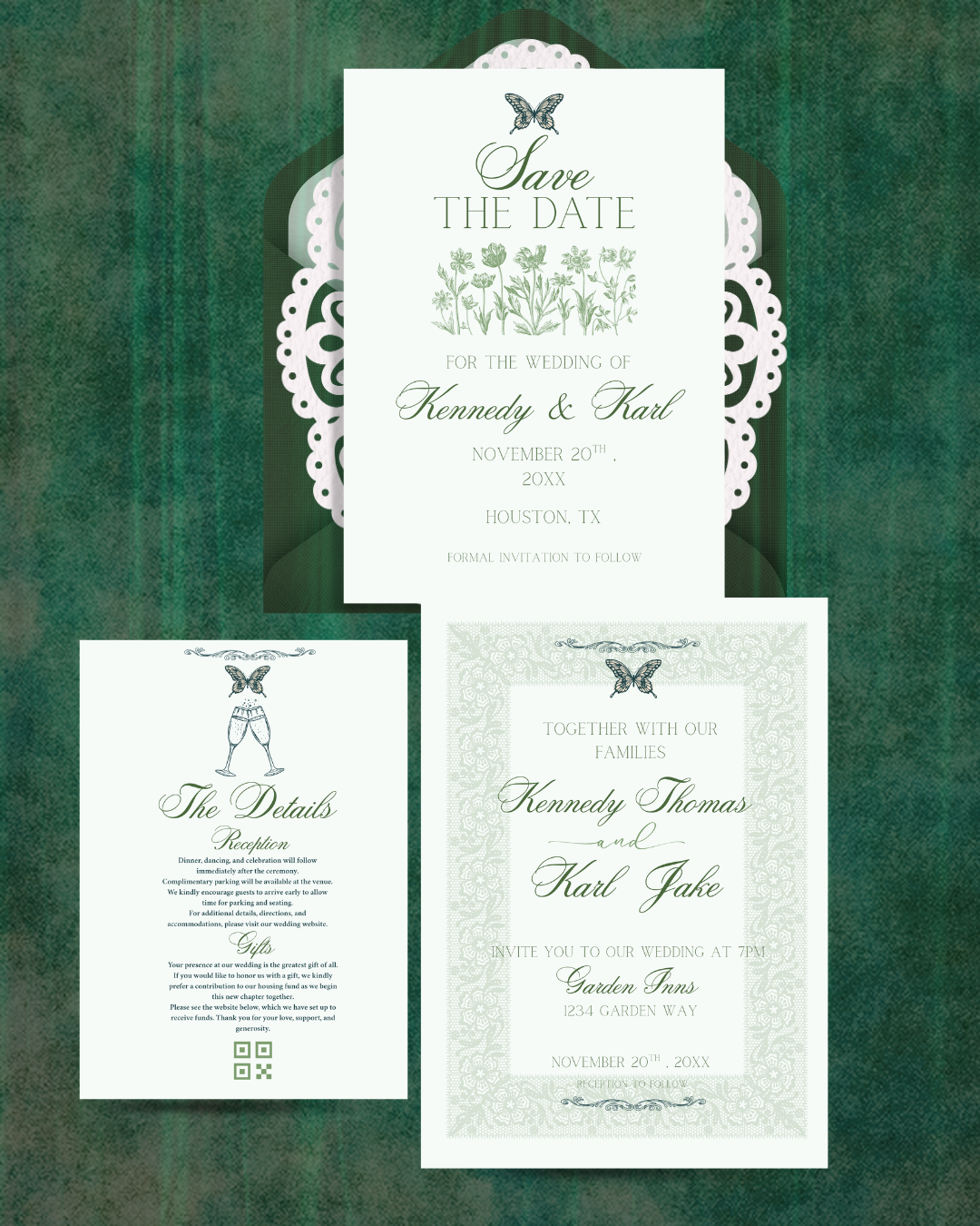 Soft Sage Romance Suite