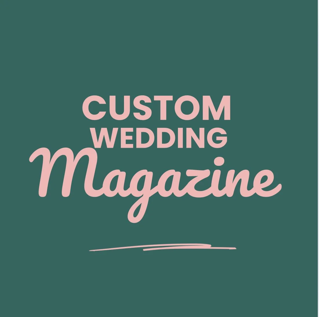 Customized Wedding Magazine Service