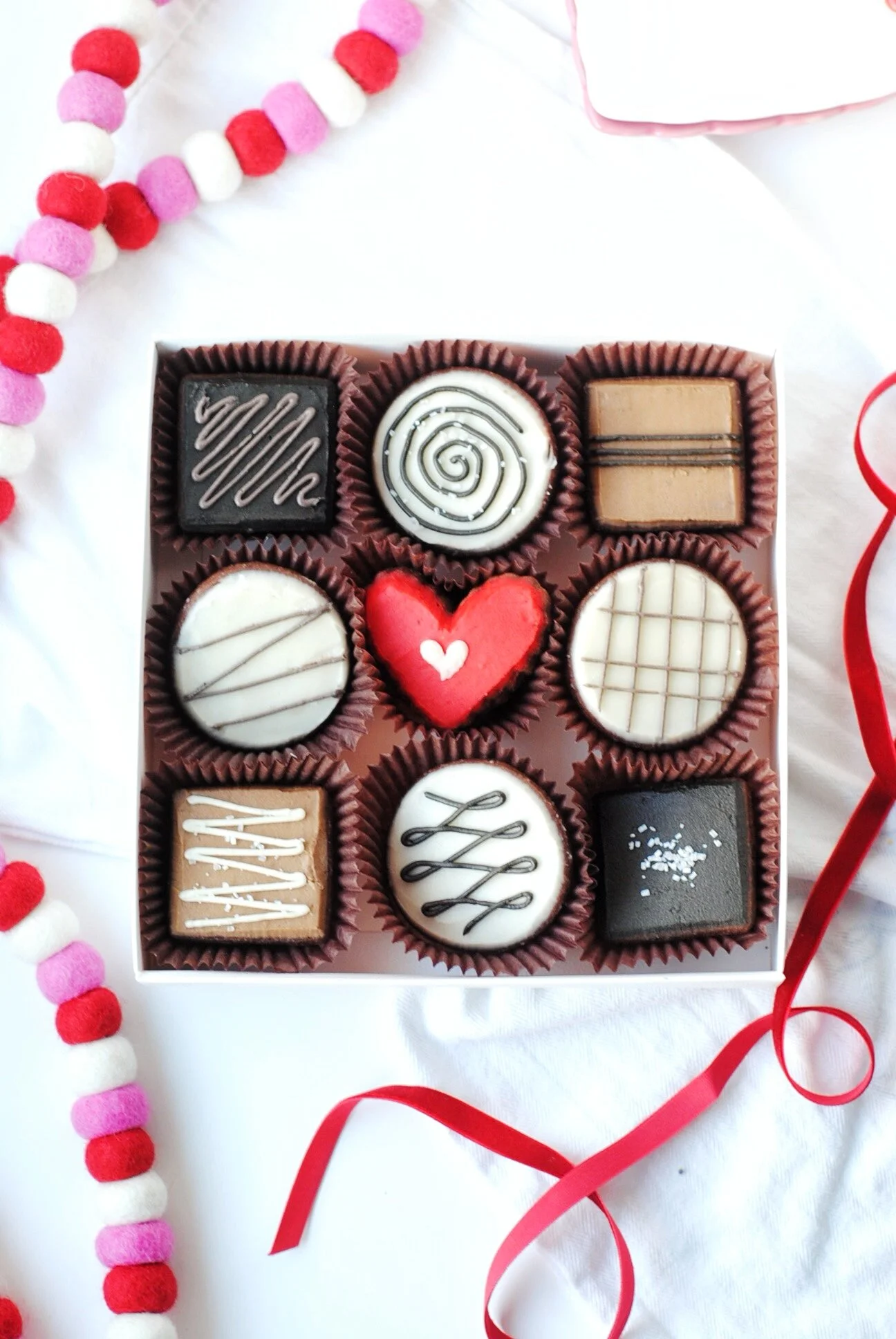 "Chocolate Box" of Chocolate Sugar Cookies