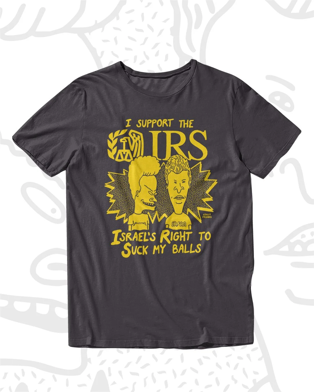 I Support the IRS - Charcoal