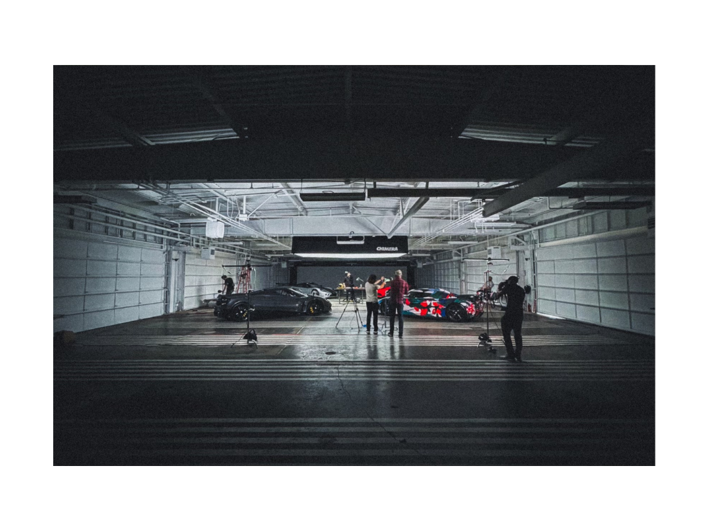 Cinematic production on set