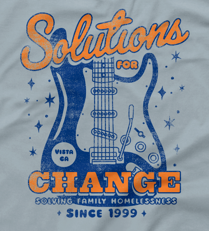 Solutions For Change Rock N Roll Tee Close Up.png