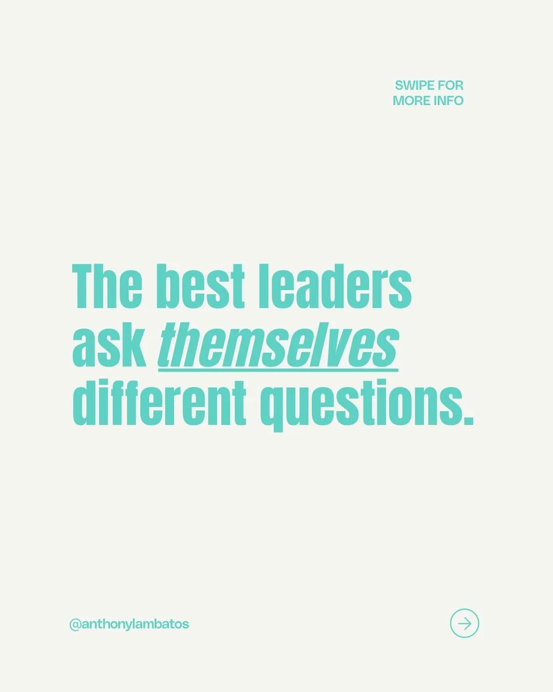The questions we ask as leaders shape the way we lead.

Sometimes the biggest shift doesn&rsquo;t come from working harder or expecting more. It comes from paying closer attention to the environment people experience every day.

When the environment 