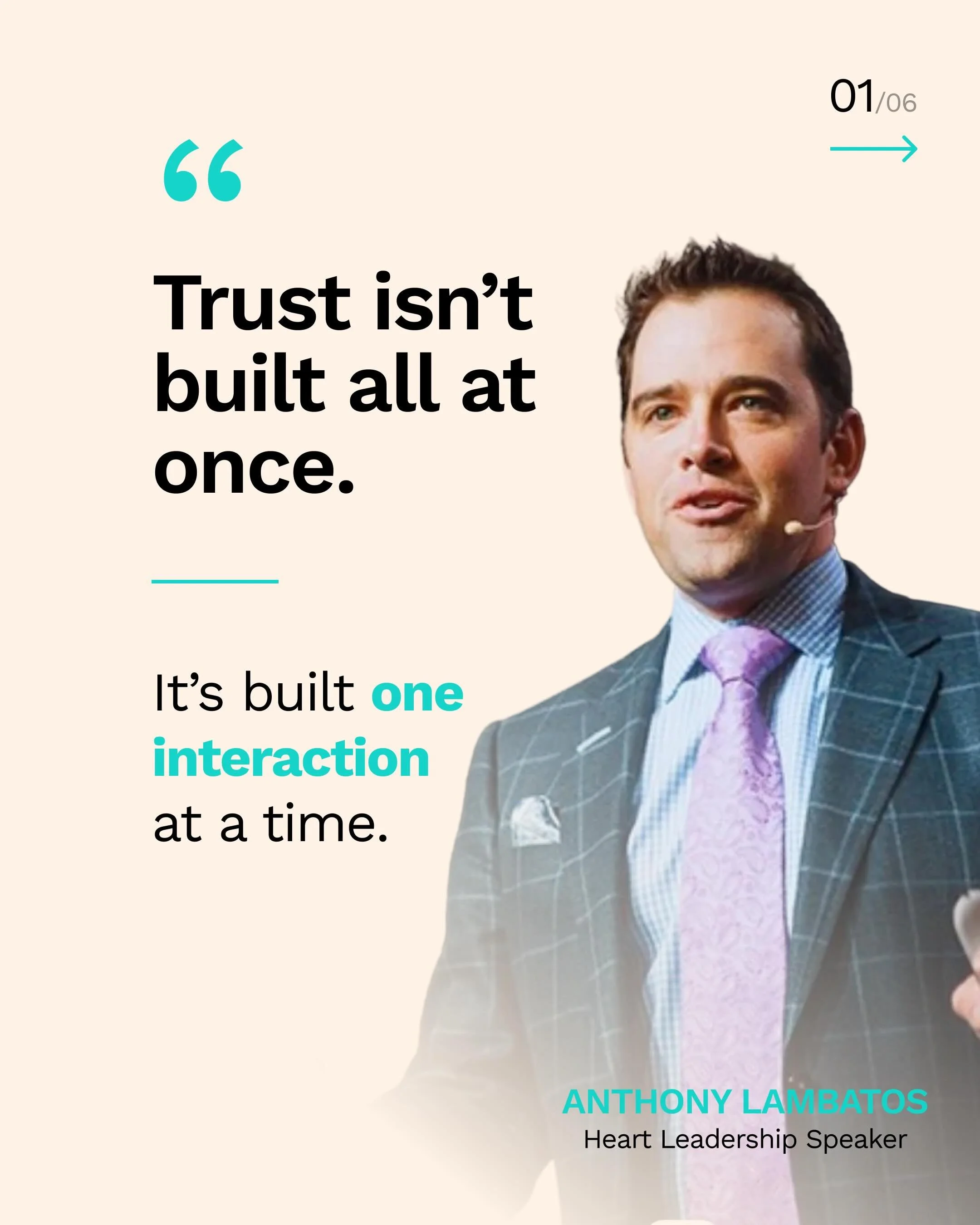 Some of the most important moments in leadership are the ones that seem the least significant.

A conversation. A promise kept. A thoughtful response. A leader who chooses consistency over convenience.

Trust isn&rsquo;t built through one big moment.