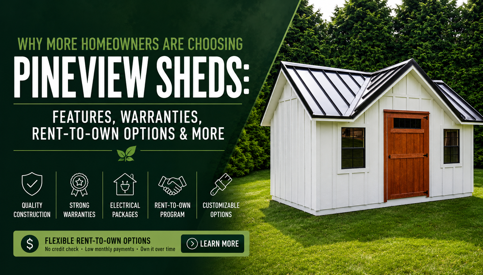 Why More Homeowners Are Choosing PineView Sheds