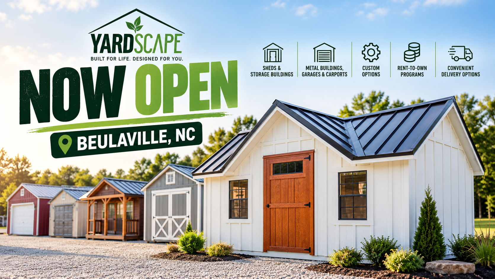 Yardscape Buildings Beulaville, NC: Your Local Shed and Metal Building Dealer