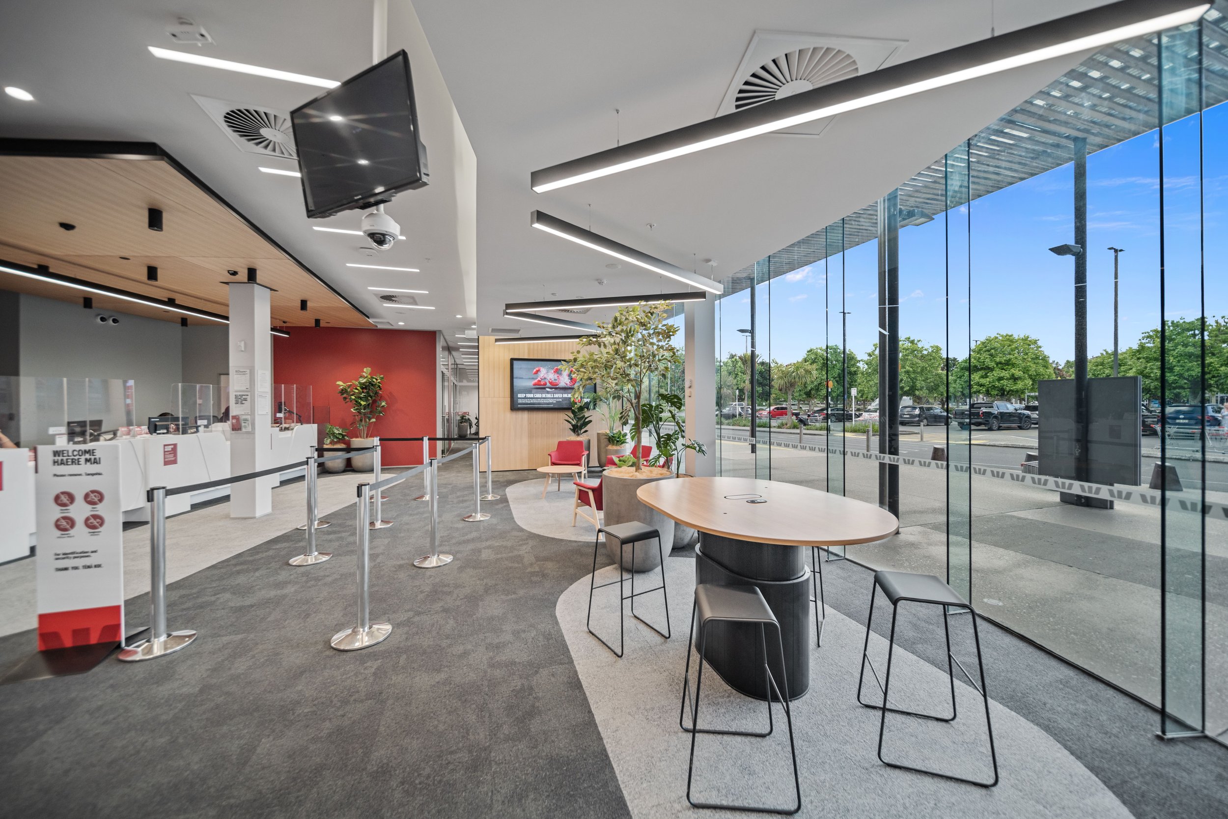 Refurbished bank branch