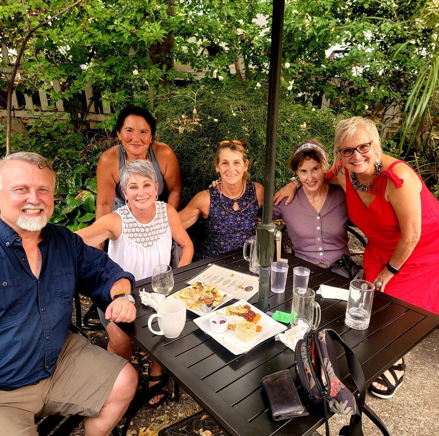 Some of the Gang celebrating VB&rsquo;s birthday!  Music, dancing and &hellip;.