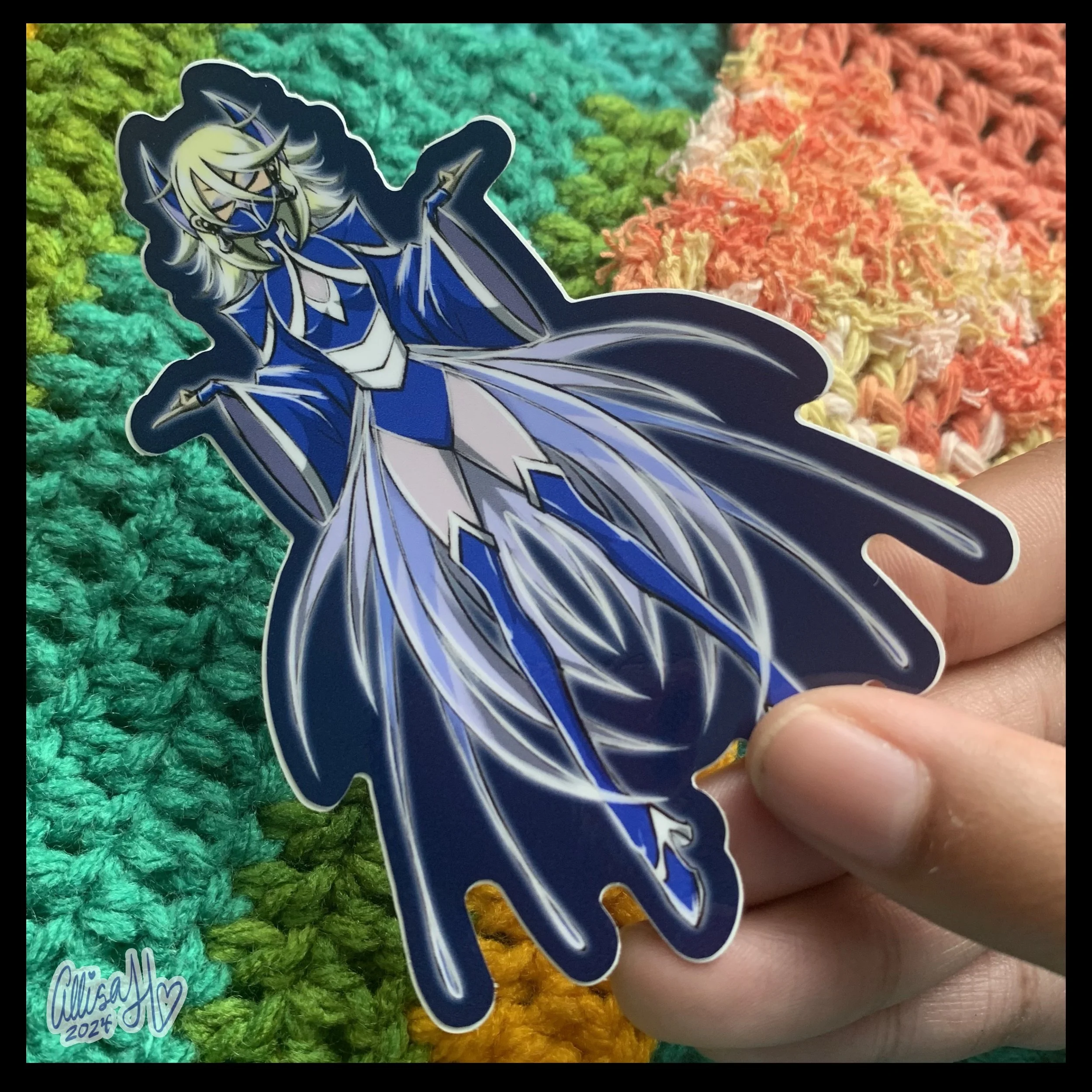 4" Sticker: Magical Girl Emma