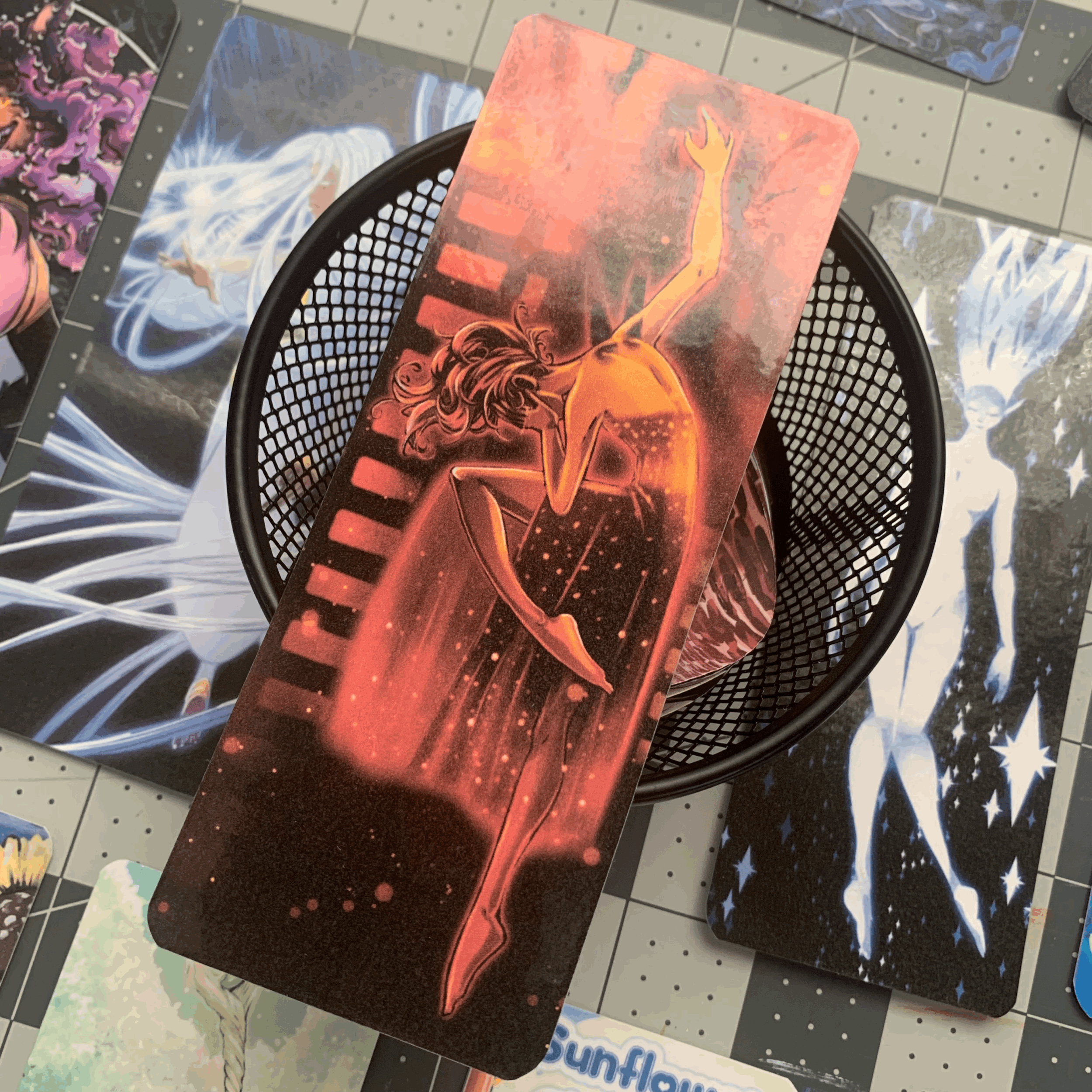 Original 2x6" Bookmark: In The Flames They Cry