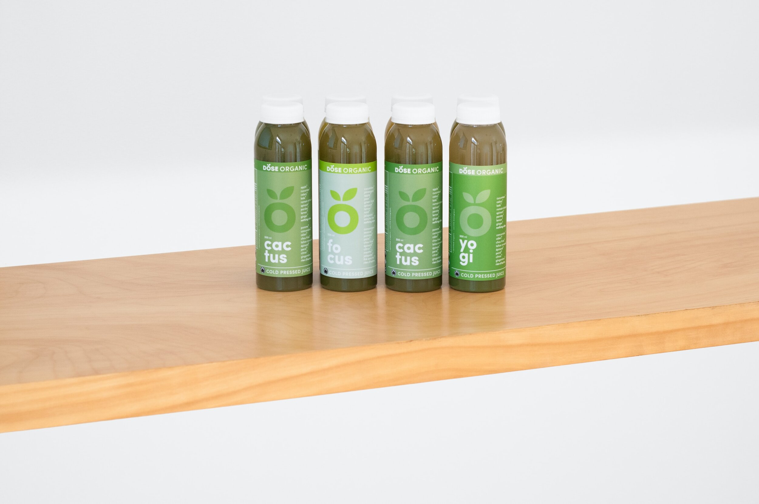 Organic juice customizable labels
