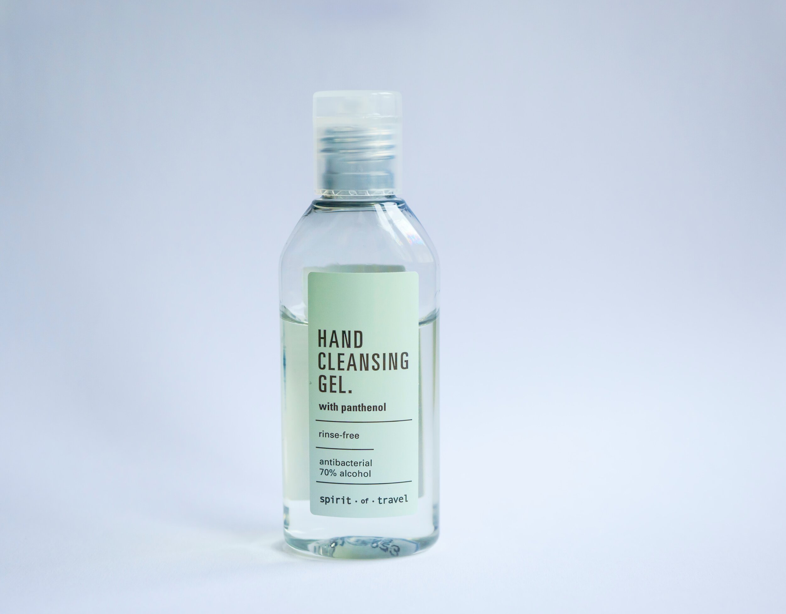 Modern clean simple label hand sanitizer