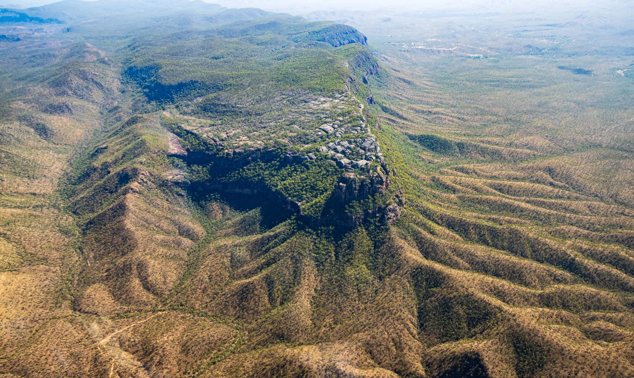 Southern tip of Mt Mulligan