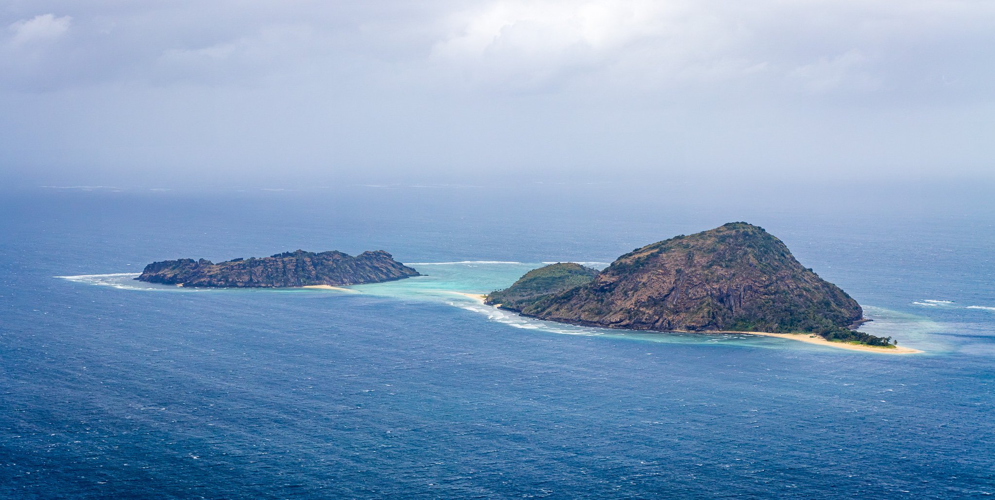 Dowar Islet (R) and Waua (L)