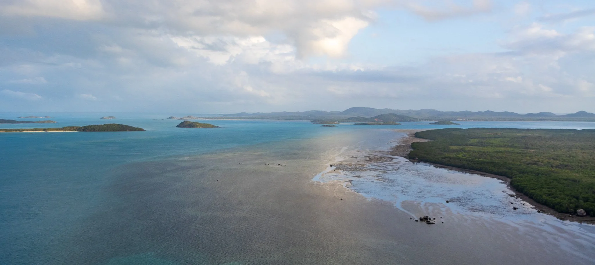 Moa Island looking west of Kubin