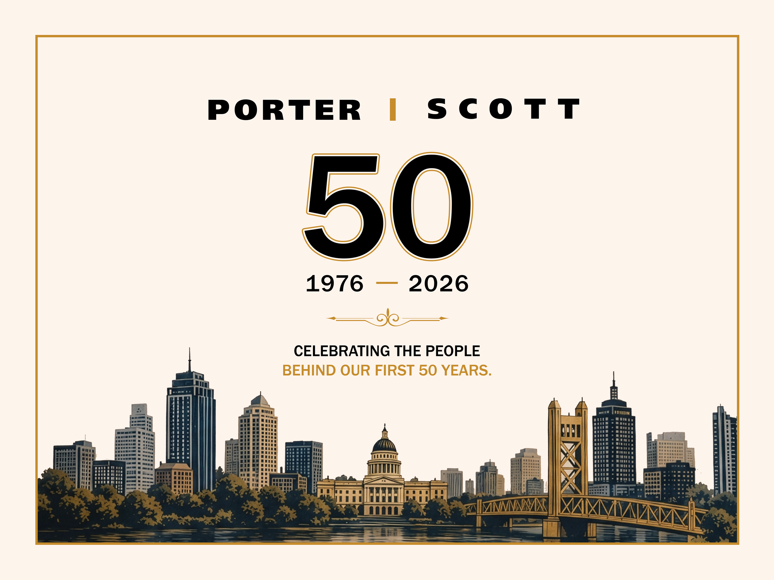 Design for Guest Signature Poster at 50th Anniversary Event