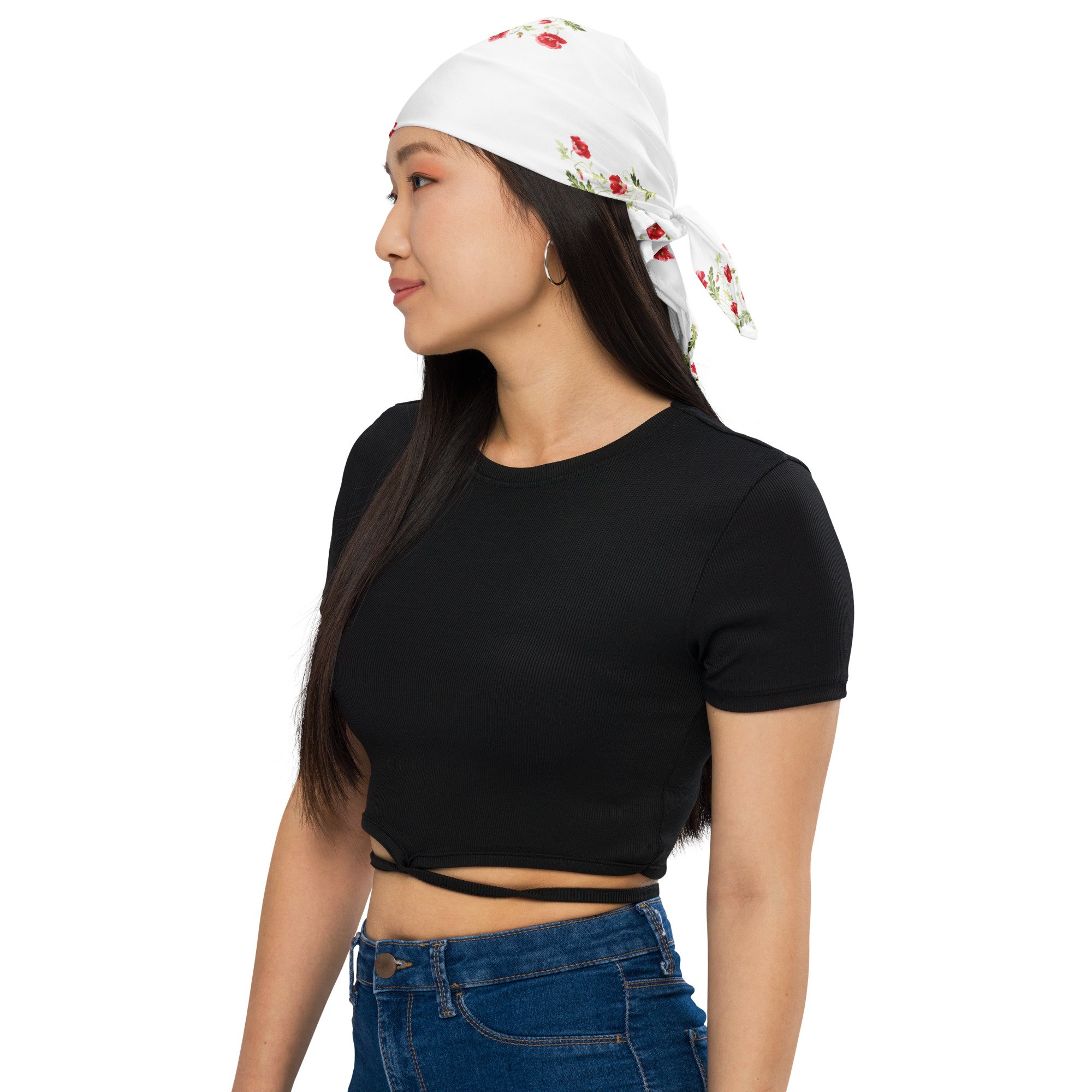 Vintage Floral all-over print bandana