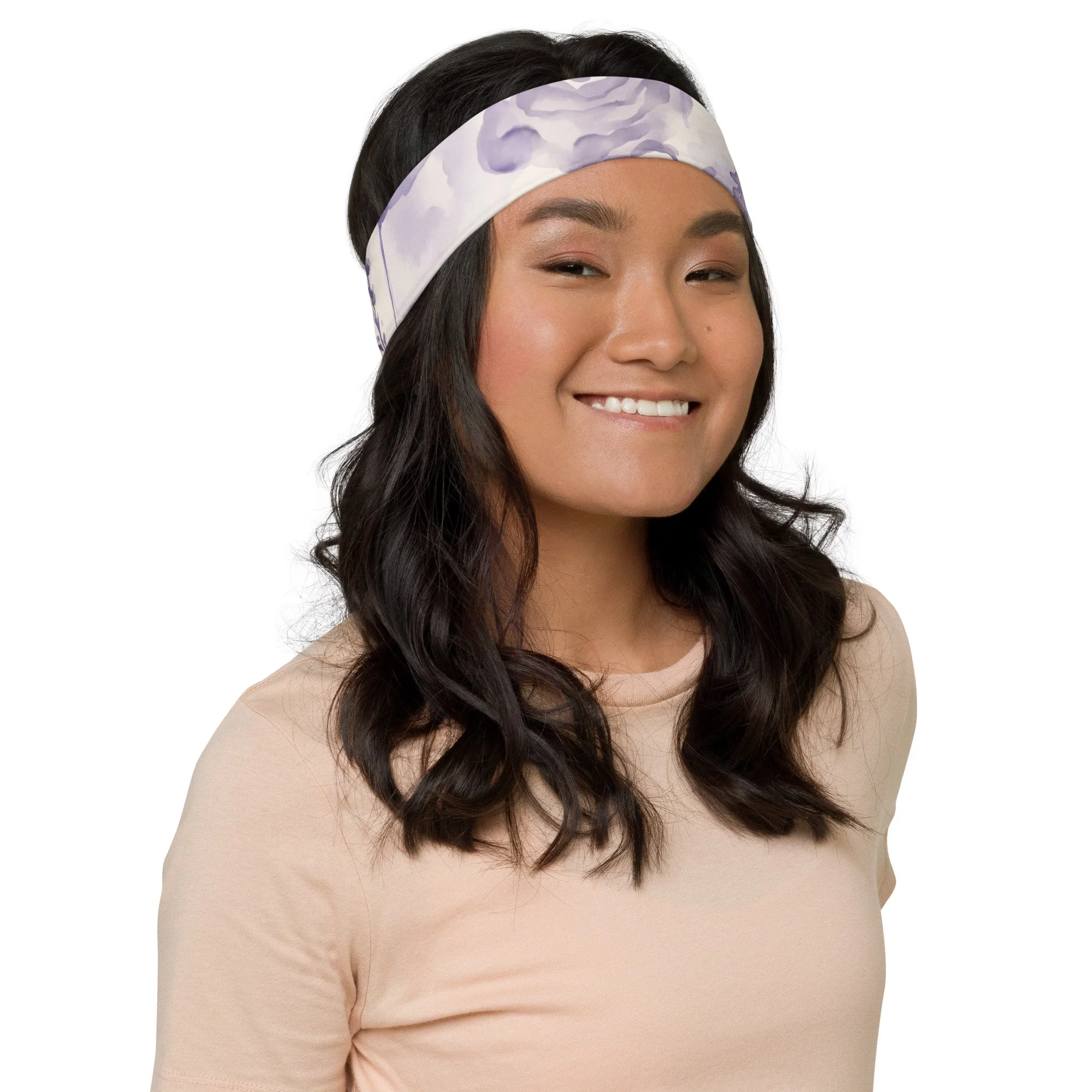 Purple Floral Headband