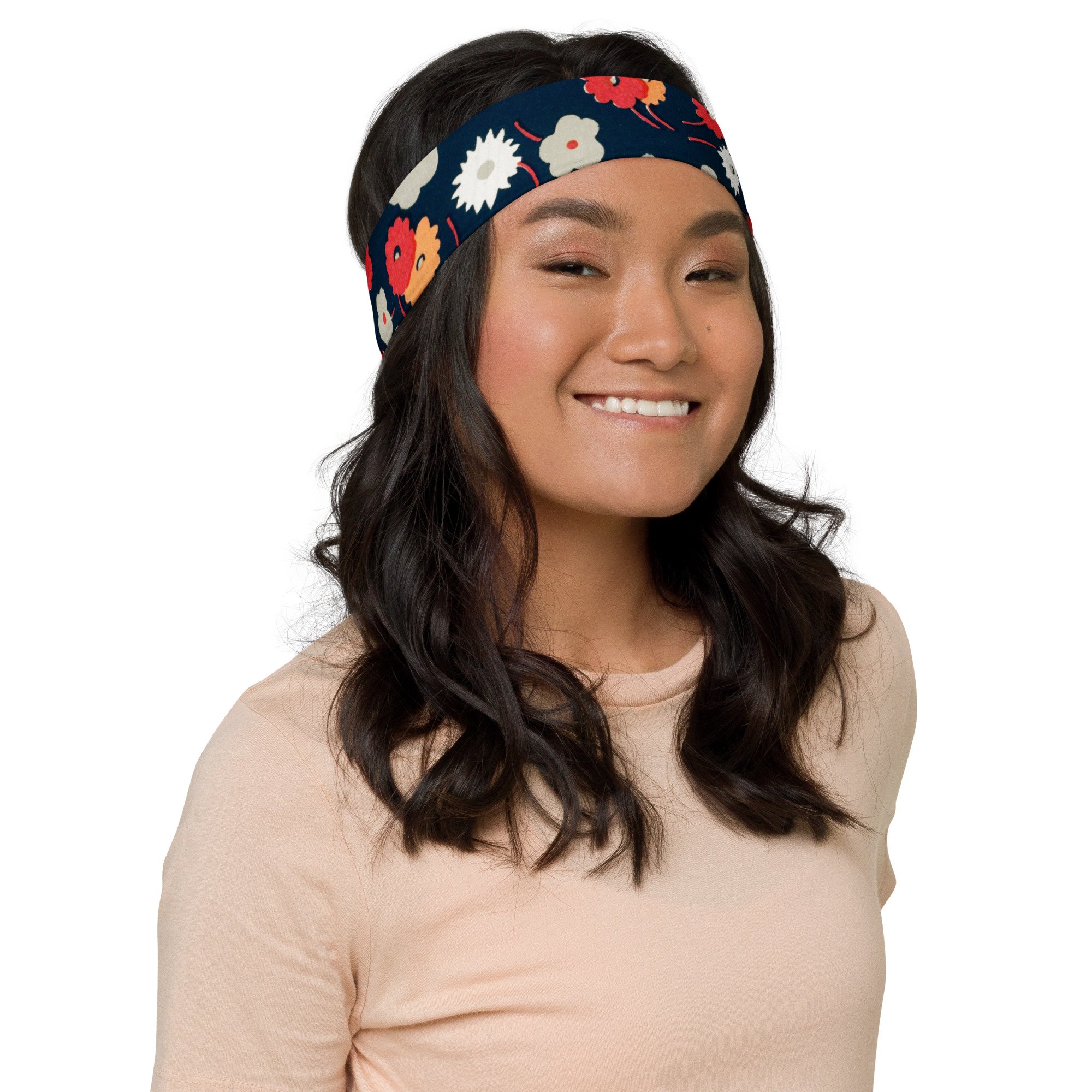 Red Floral Headband