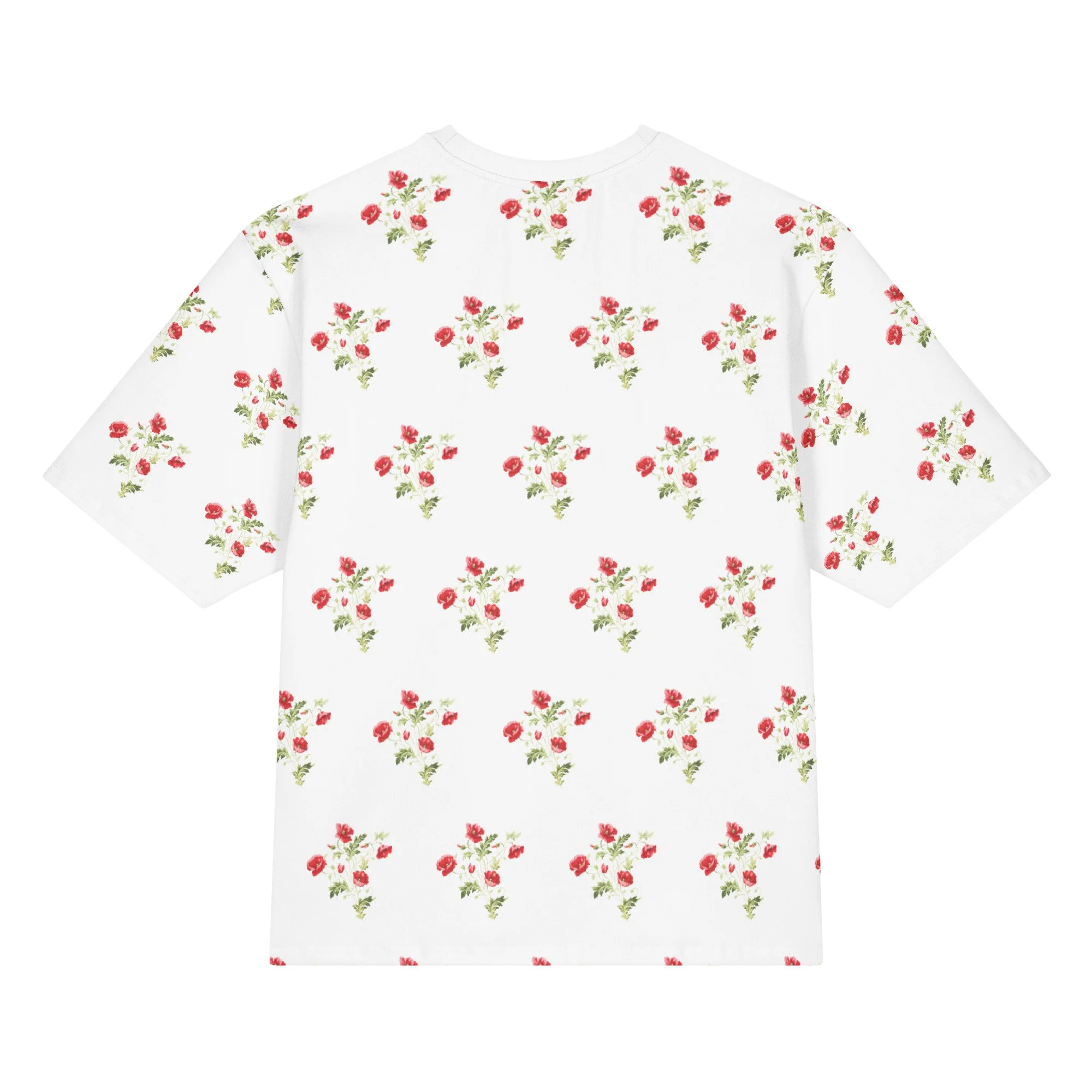 Little Flowers oversized cotton t-shirt