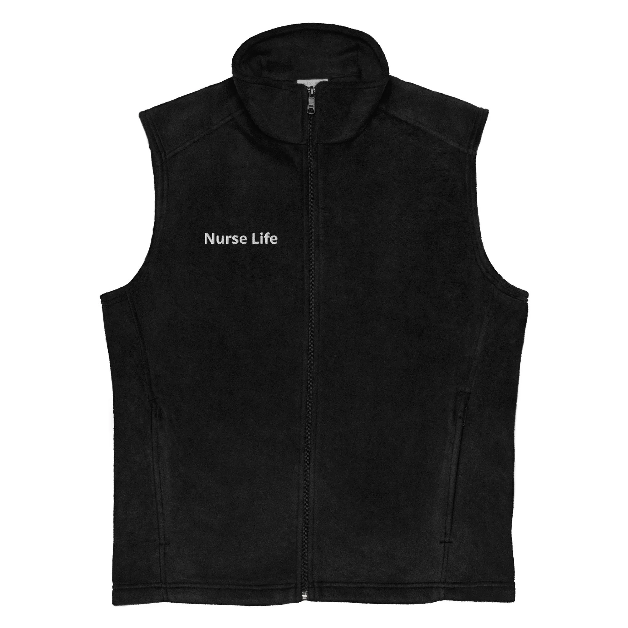 Nurse Life Men’s Columbia fleece vest