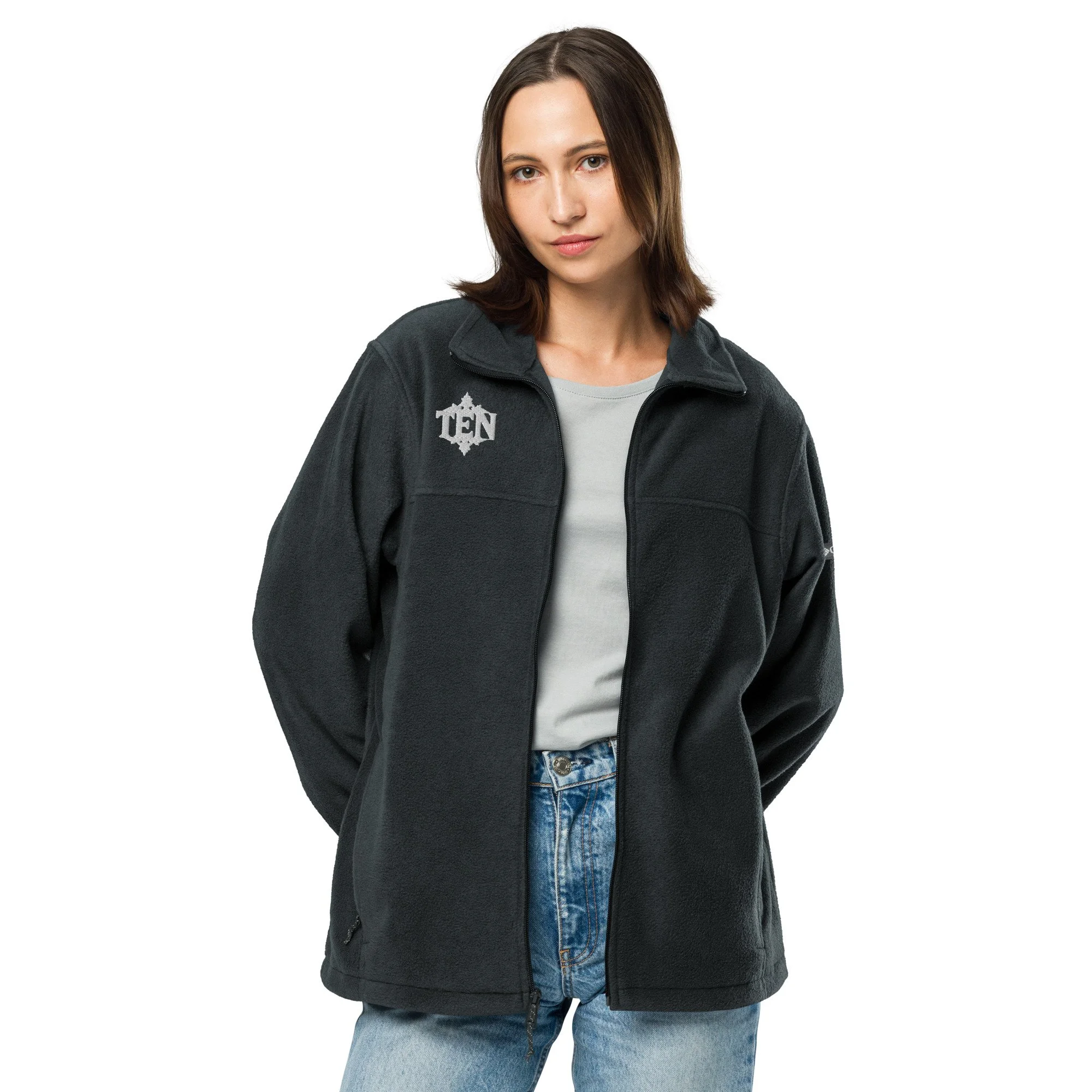 TEN Unisex Columbia fleece jacket