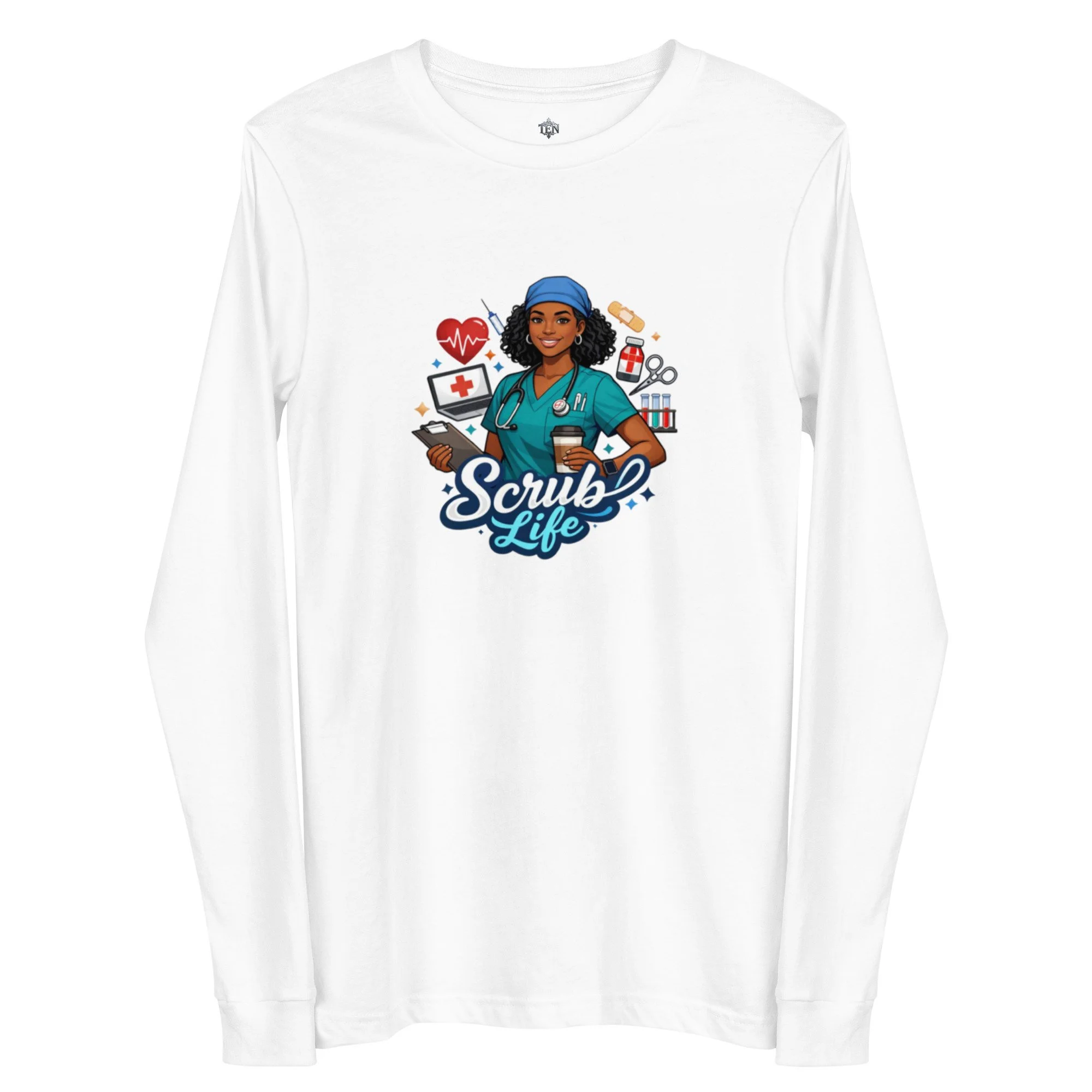 Scrub Life Long Sleeve Tee