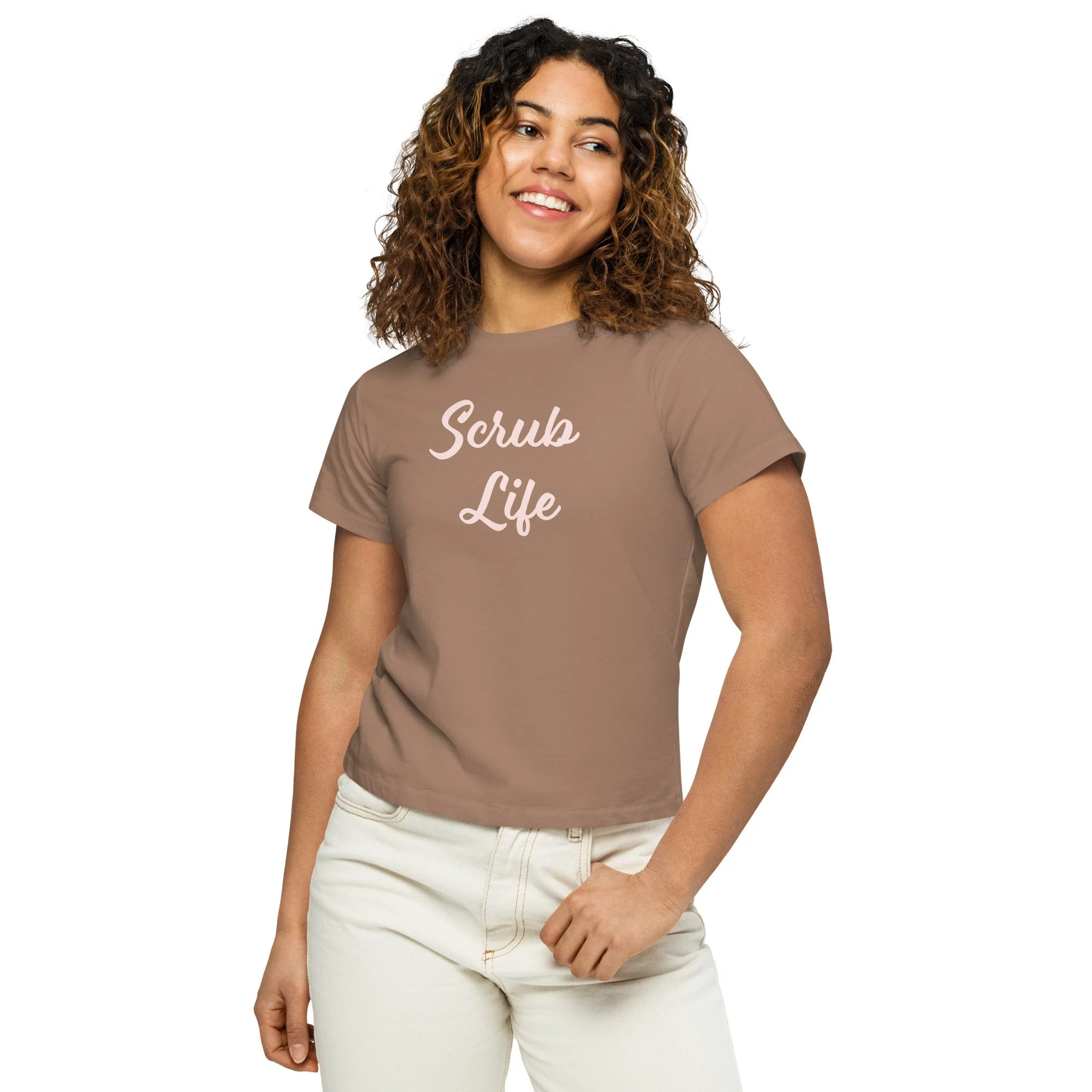 Scrub Life Women’s high-waisted t-shirt