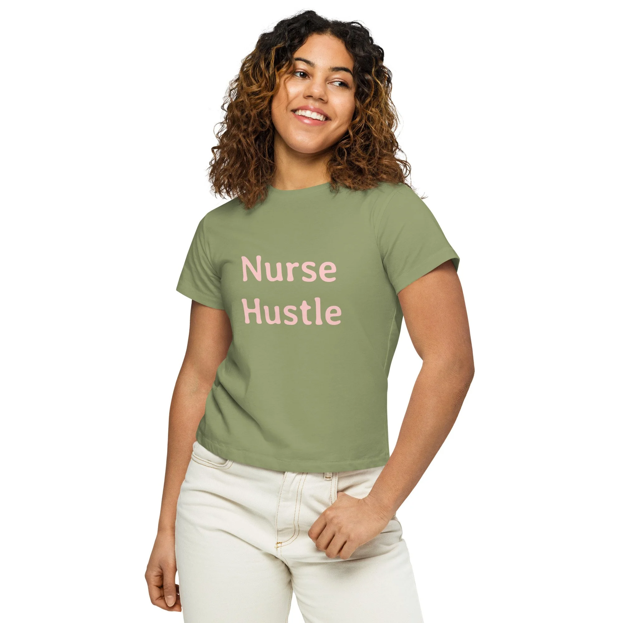 Nurse Hustle high-waisted t-shirt