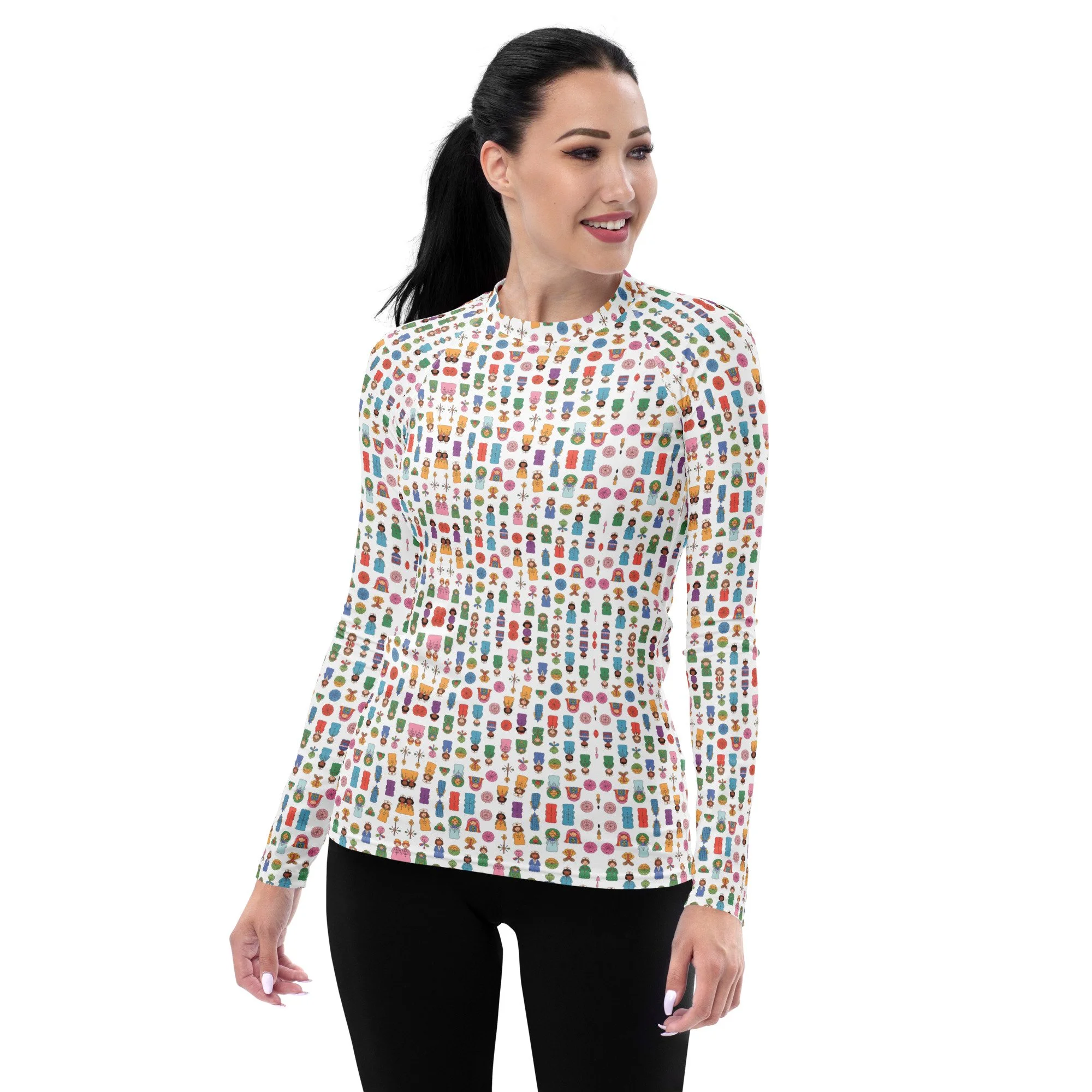 Vintage Nurse Women's Rash Guard