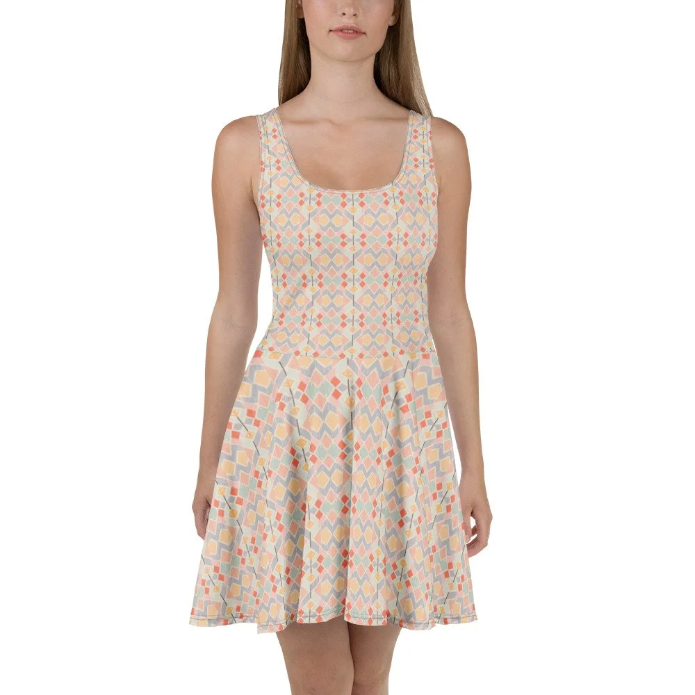 Abstracts Skater Dress