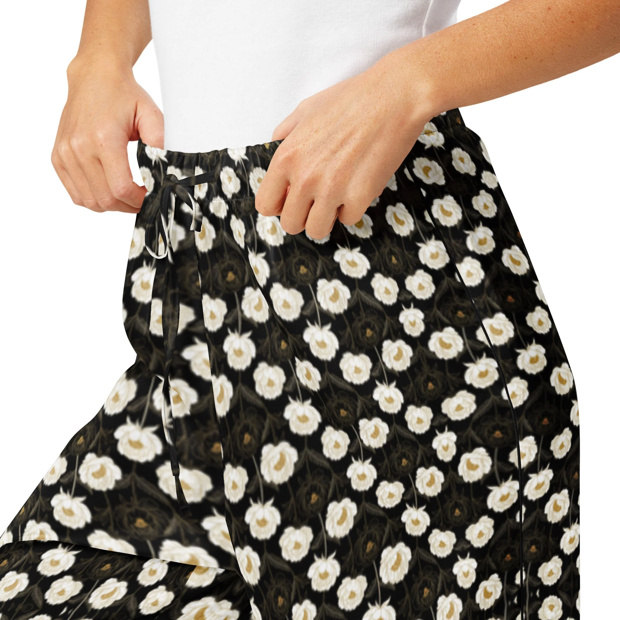 Silky Peonies pajama pants