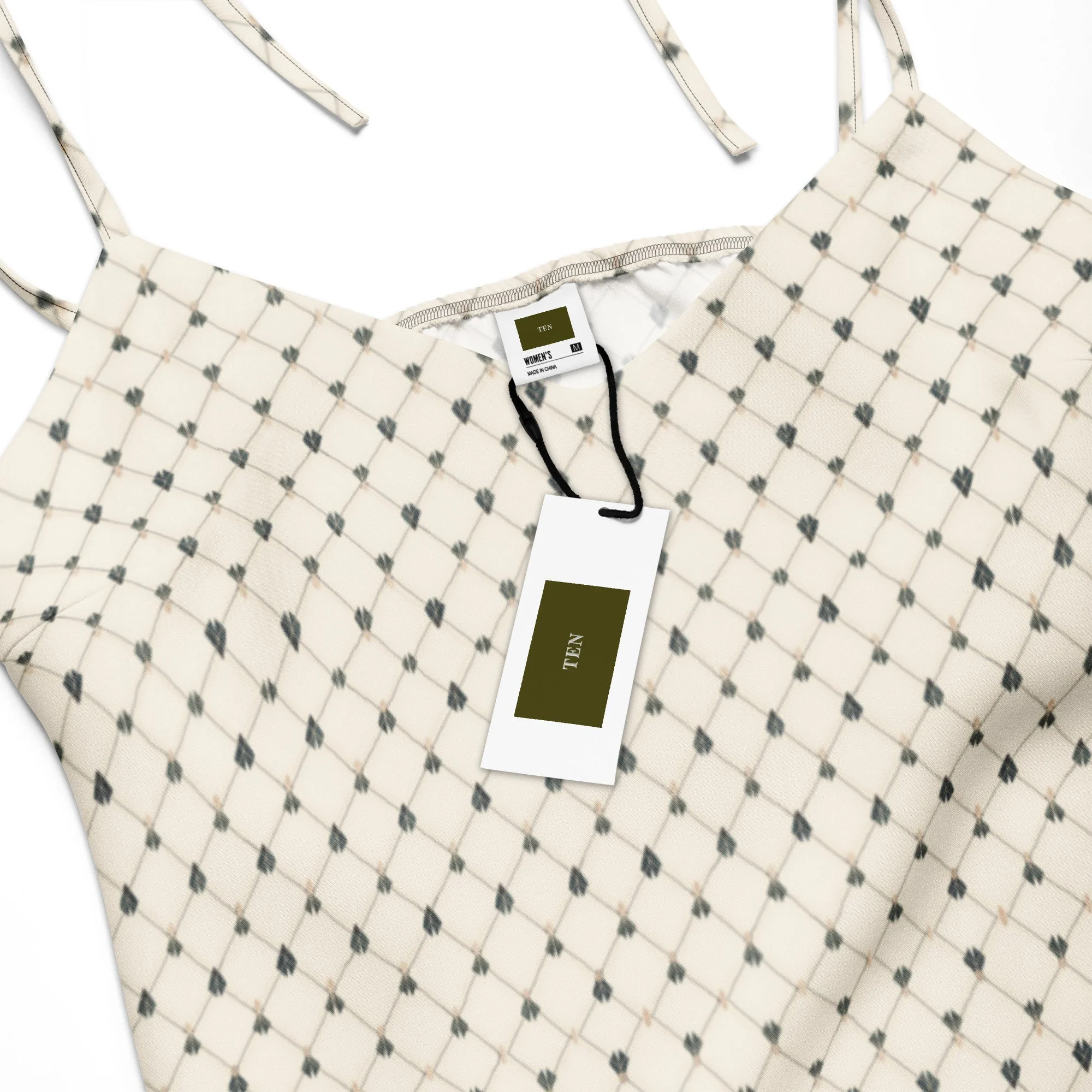 EX10 Tie-strap midi dress