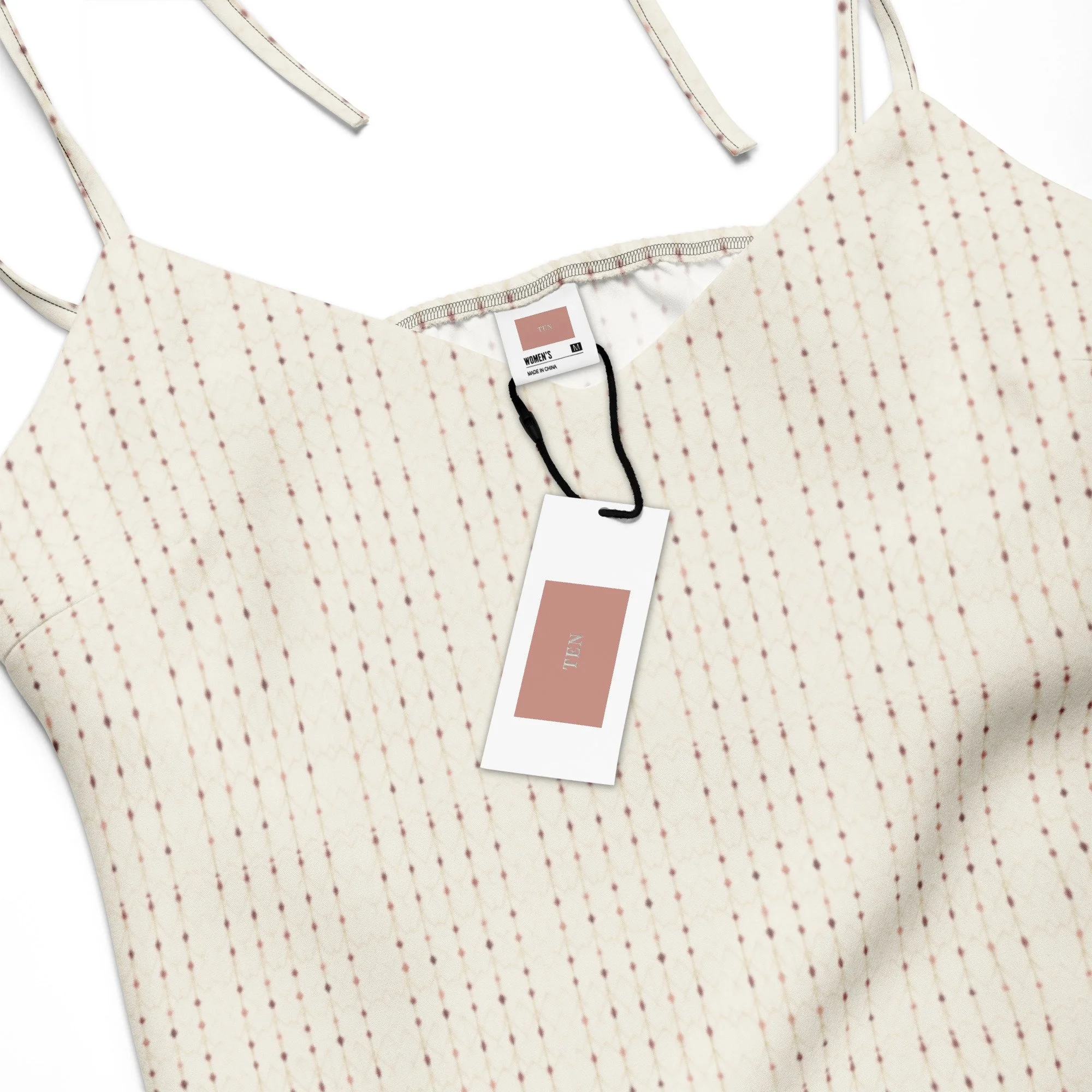 EX10 Tie-strap midi dress