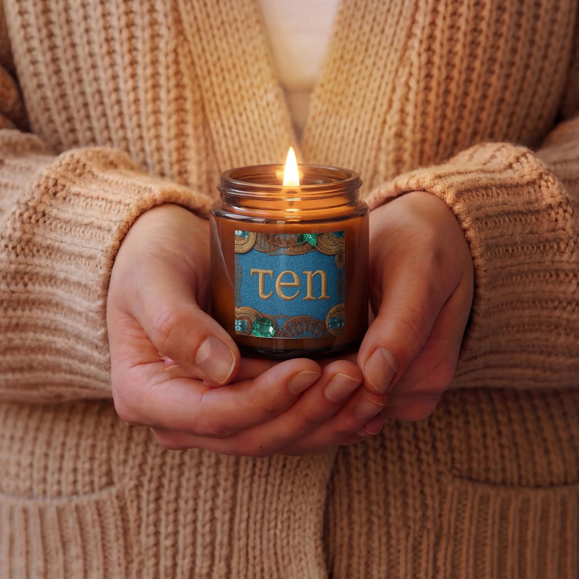 TEN gift jar soy candle