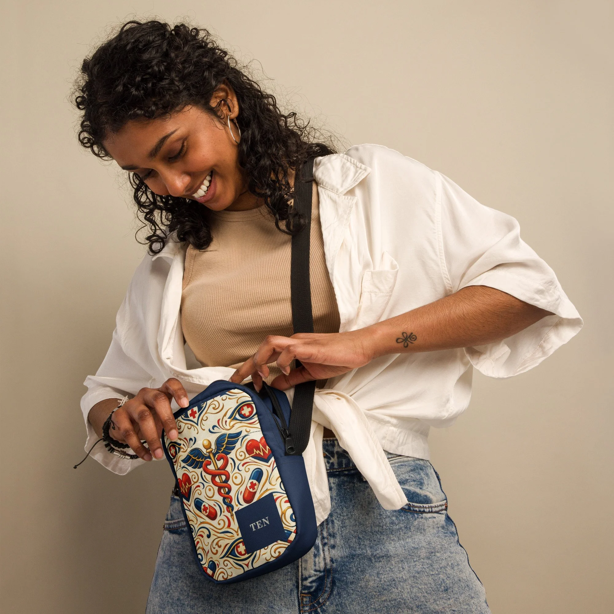 Nurse utility crossbody bag