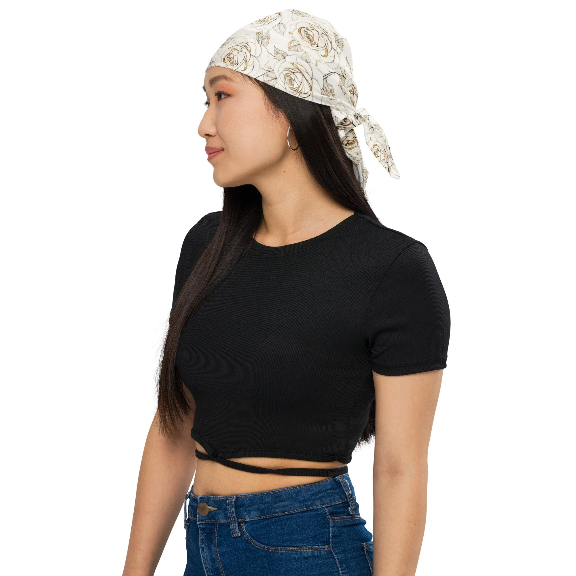 White Roses scarf