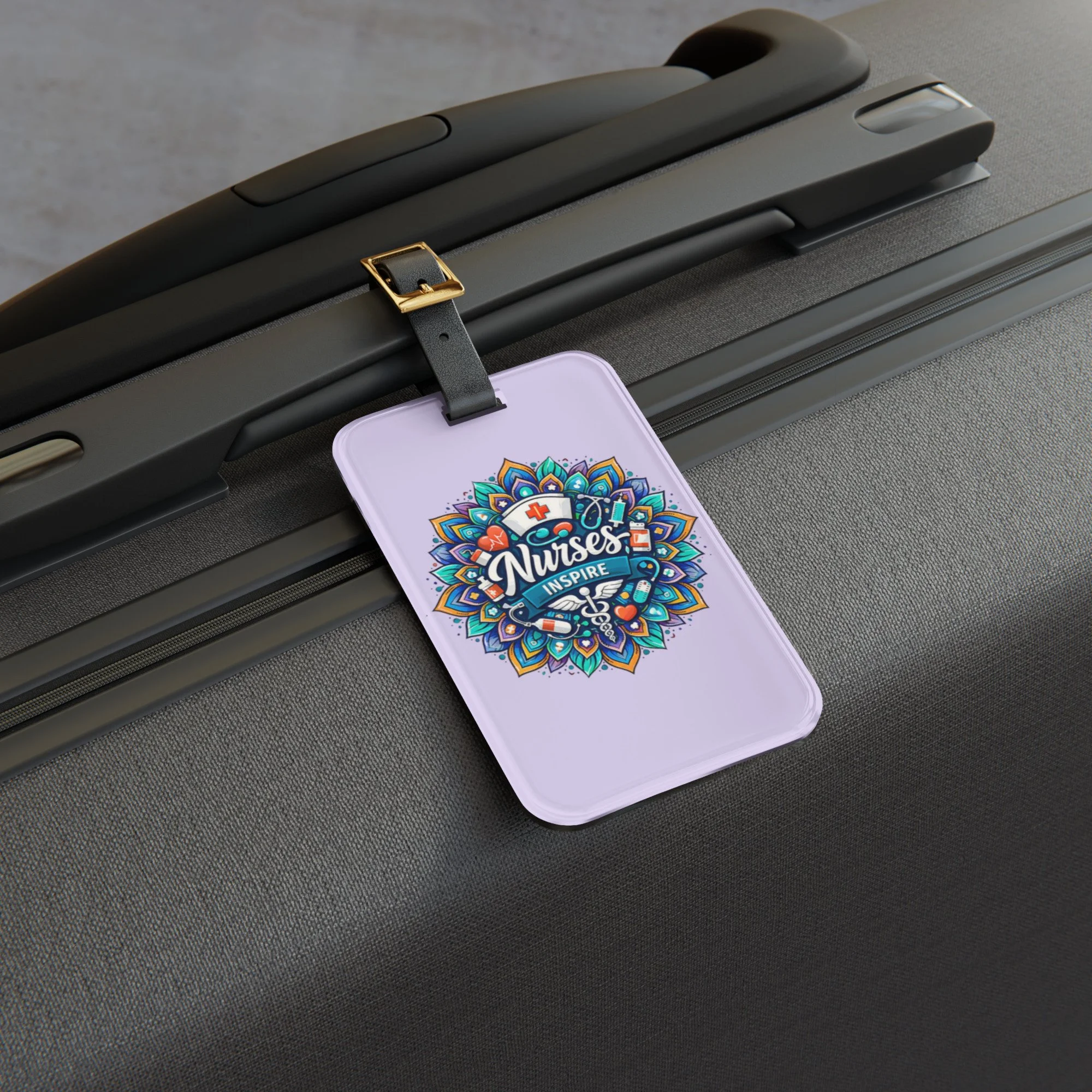 Nurses Inspire Luggage tag
