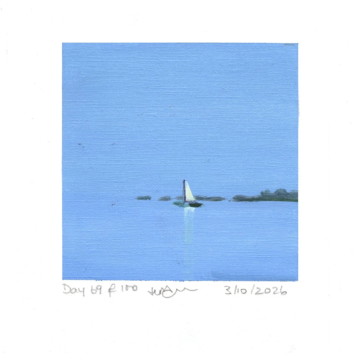 Day 69 of 100: "Small Sailboat"